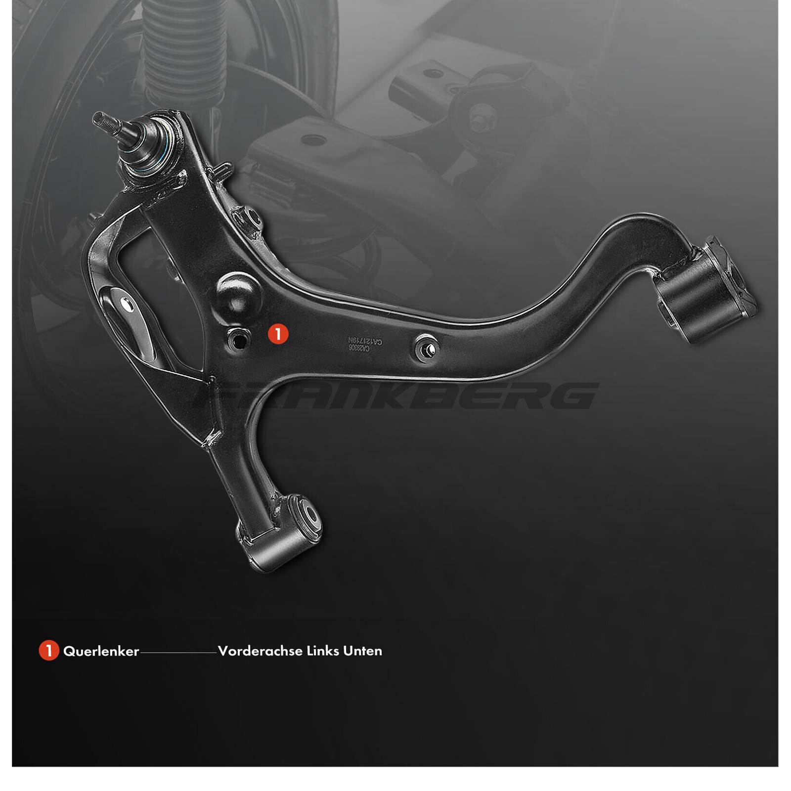 Control/Trailing Arm, wheel suspension