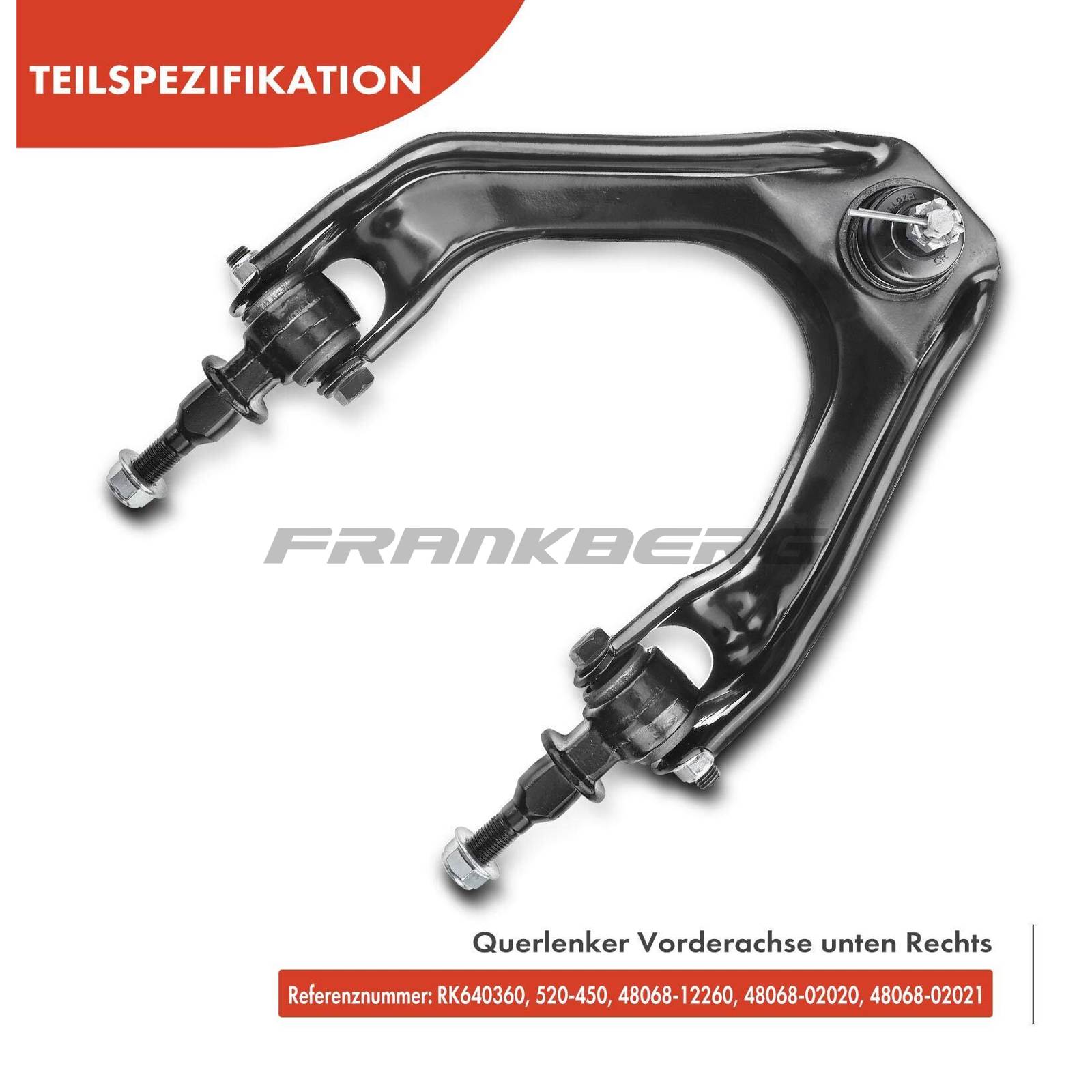 Control/Trailing Arm, wheel suspension