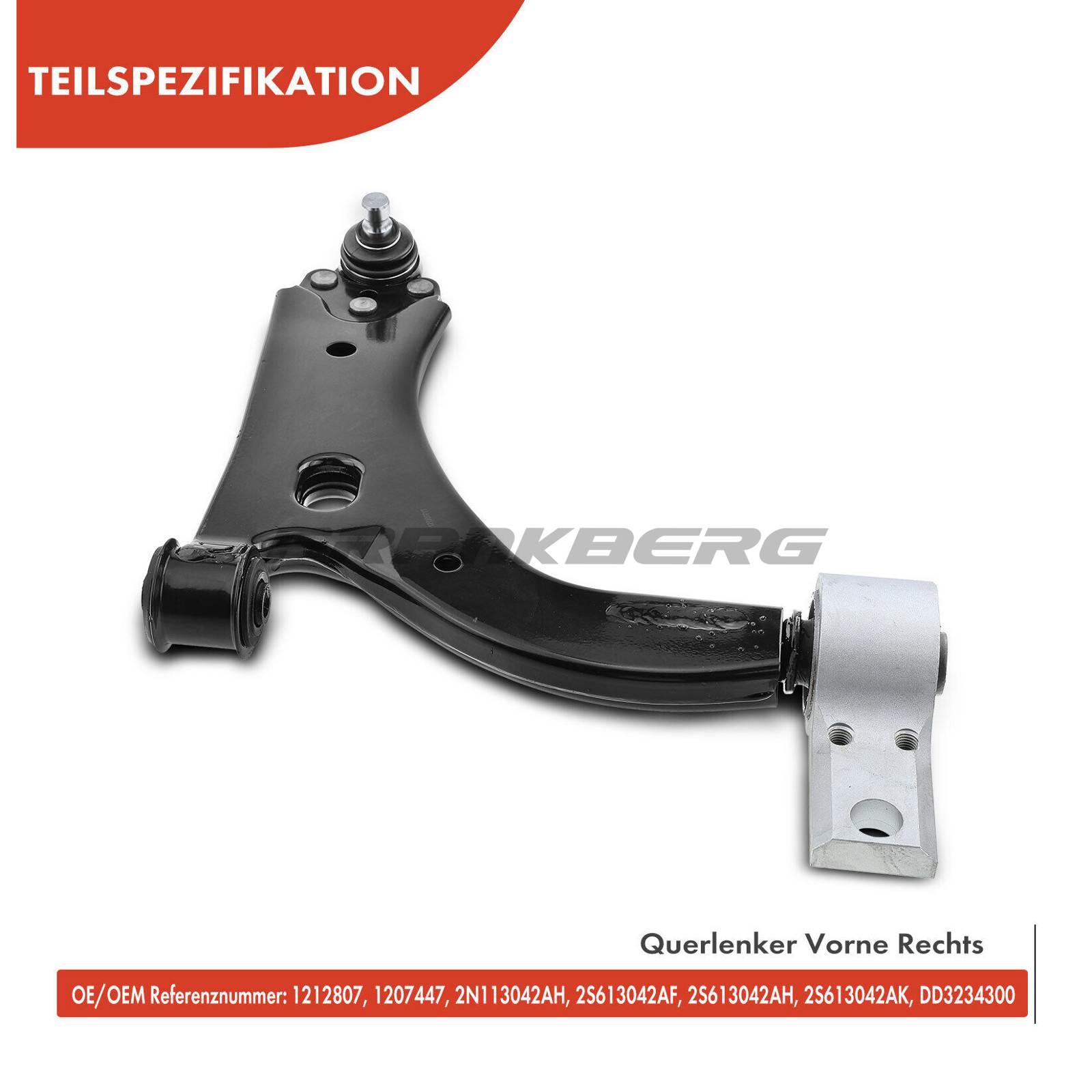 Control/Trailing Arm, wheel suspension