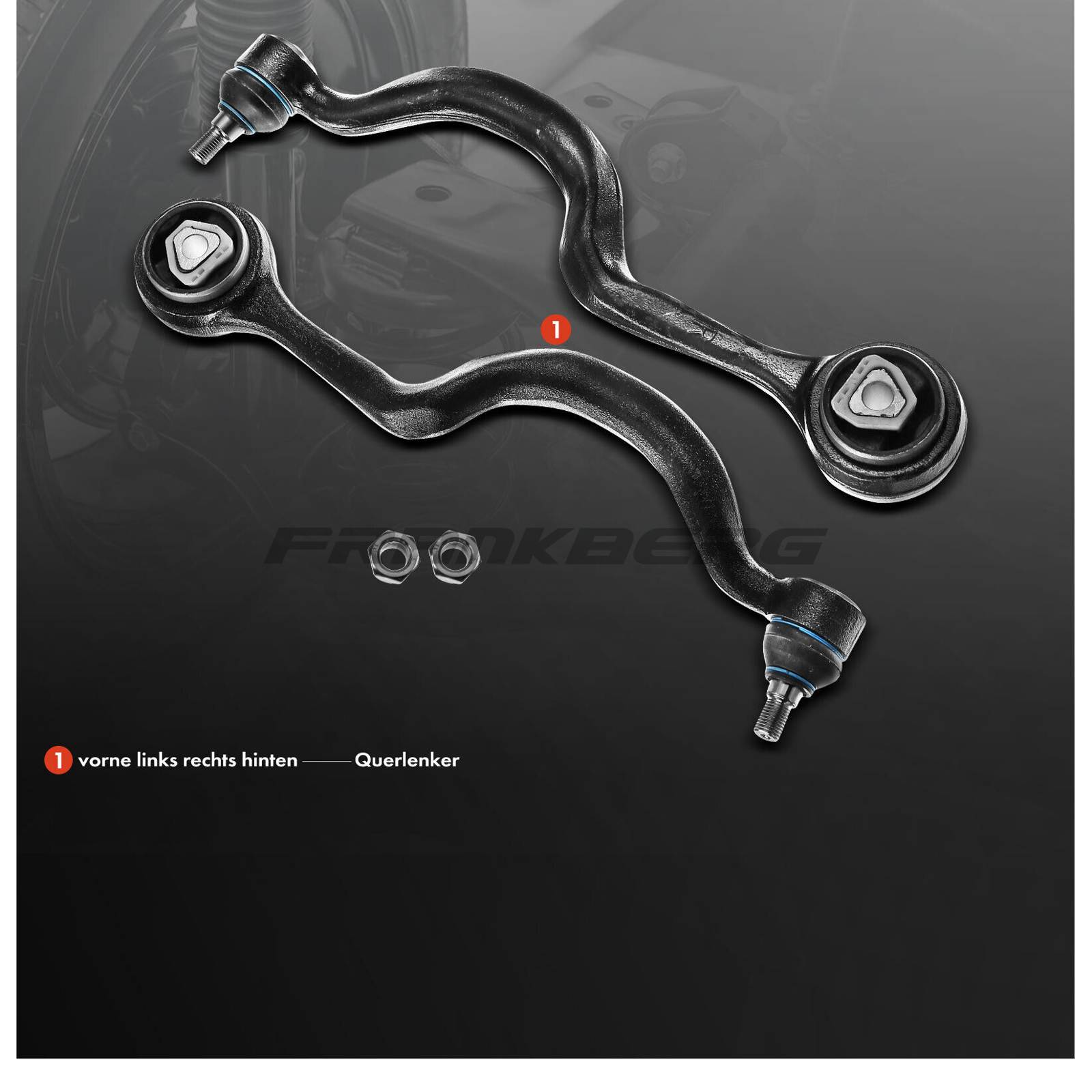 Control/Trailing Arm, wheel suspension