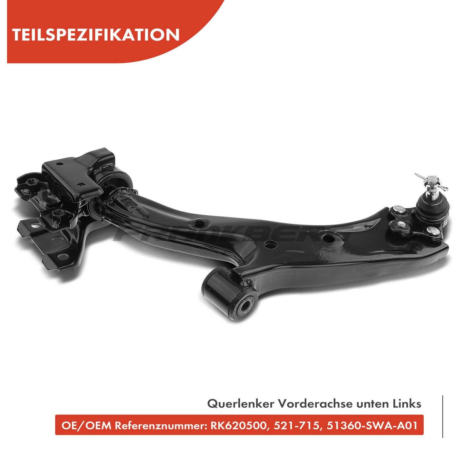 Control/Trailing Arm, wheel suspension