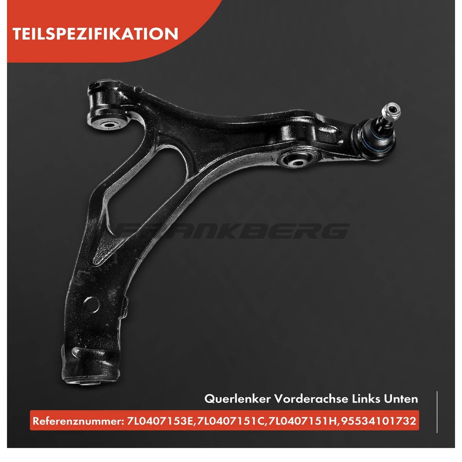 Control/Trailing Arm, wheel suspension