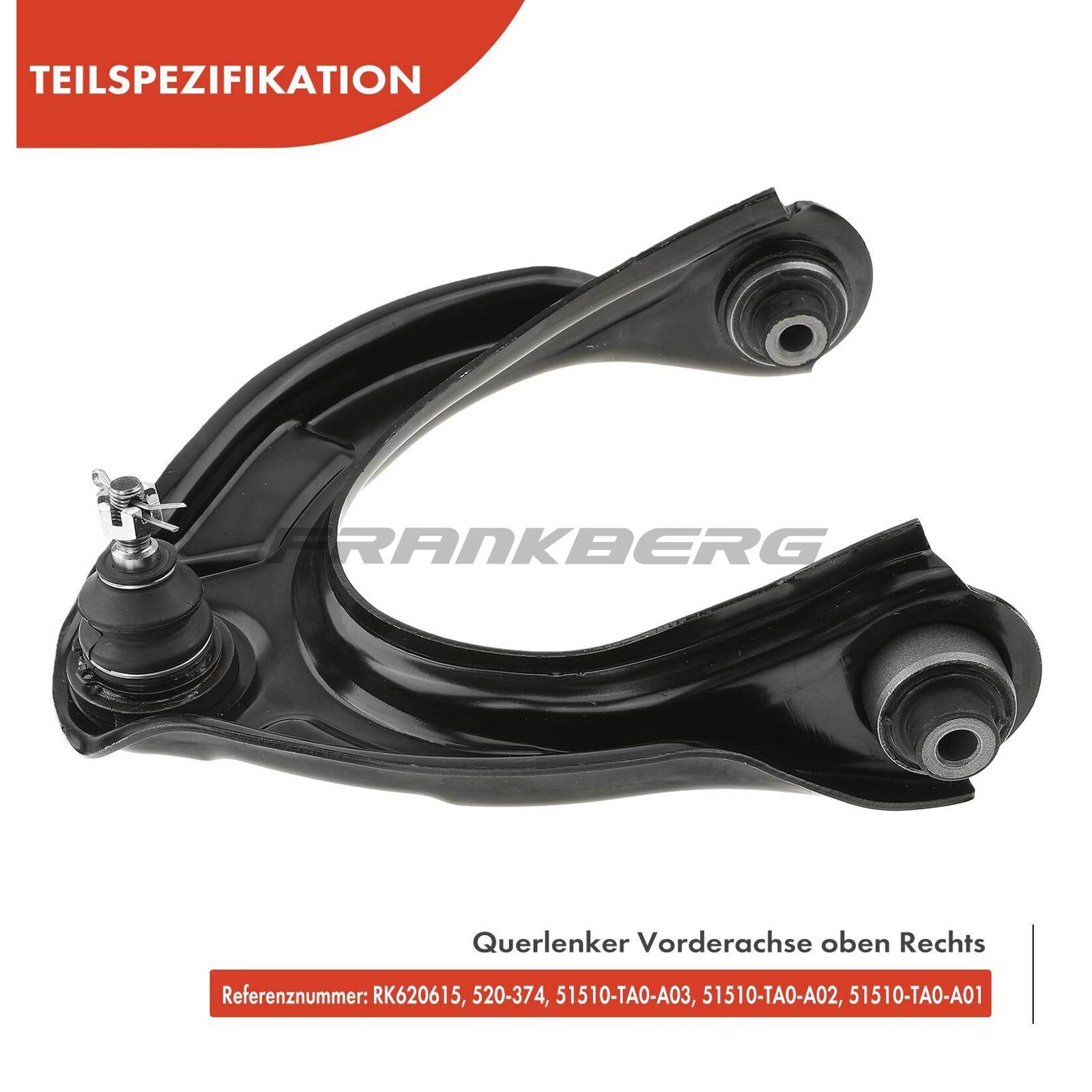 Control/Trailing Arm, wheel suspension