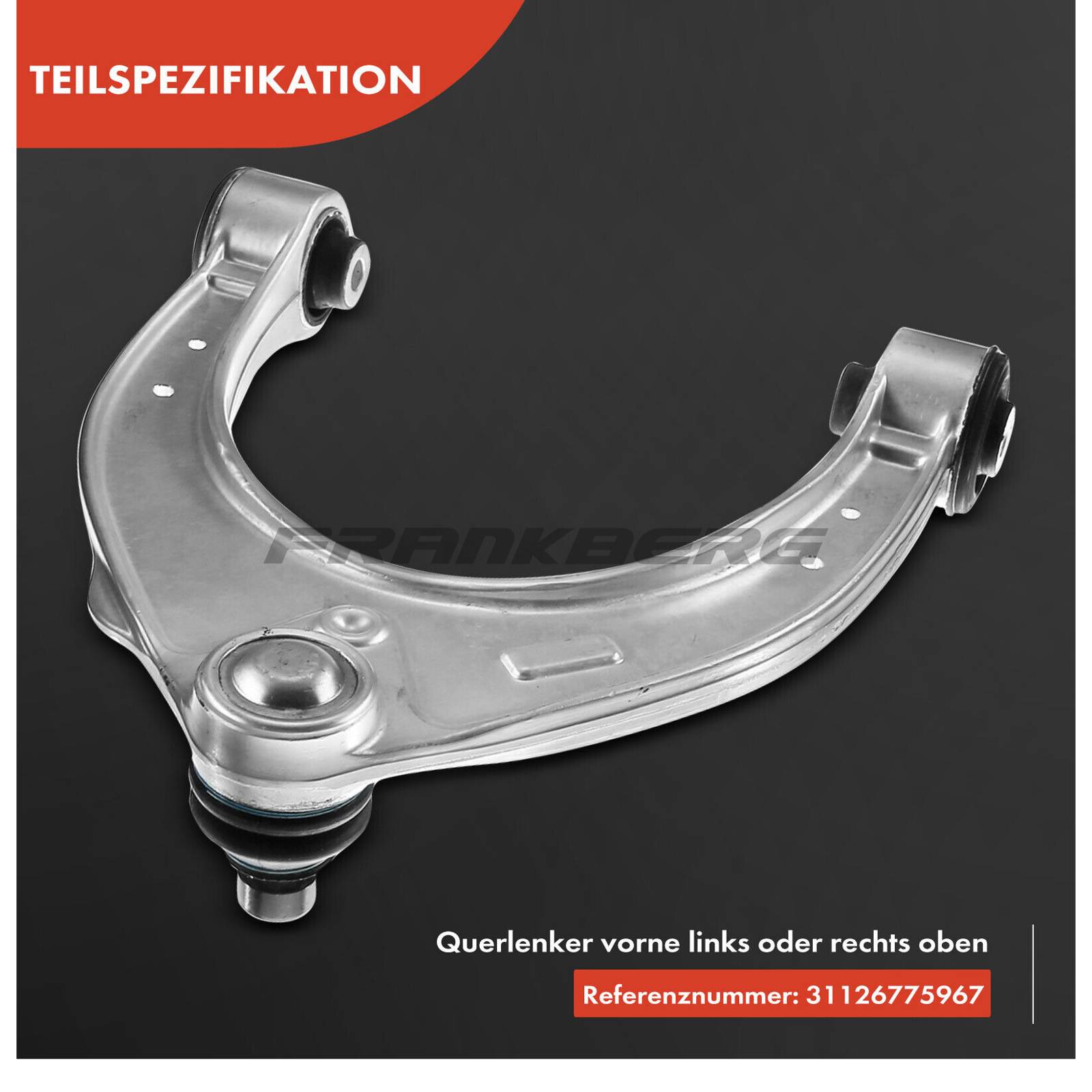 Control/Trailing Arm, wheel suspension