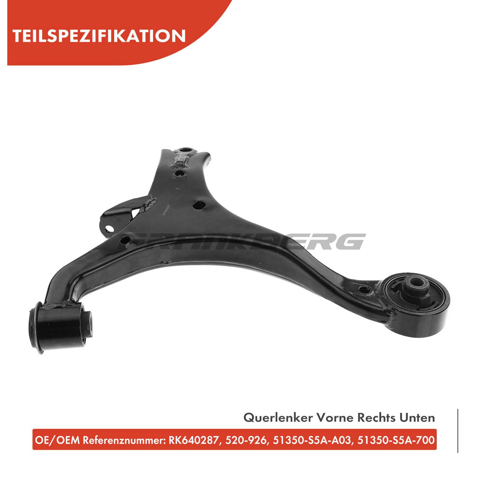 Control/Trailing Arm, wheel suspension