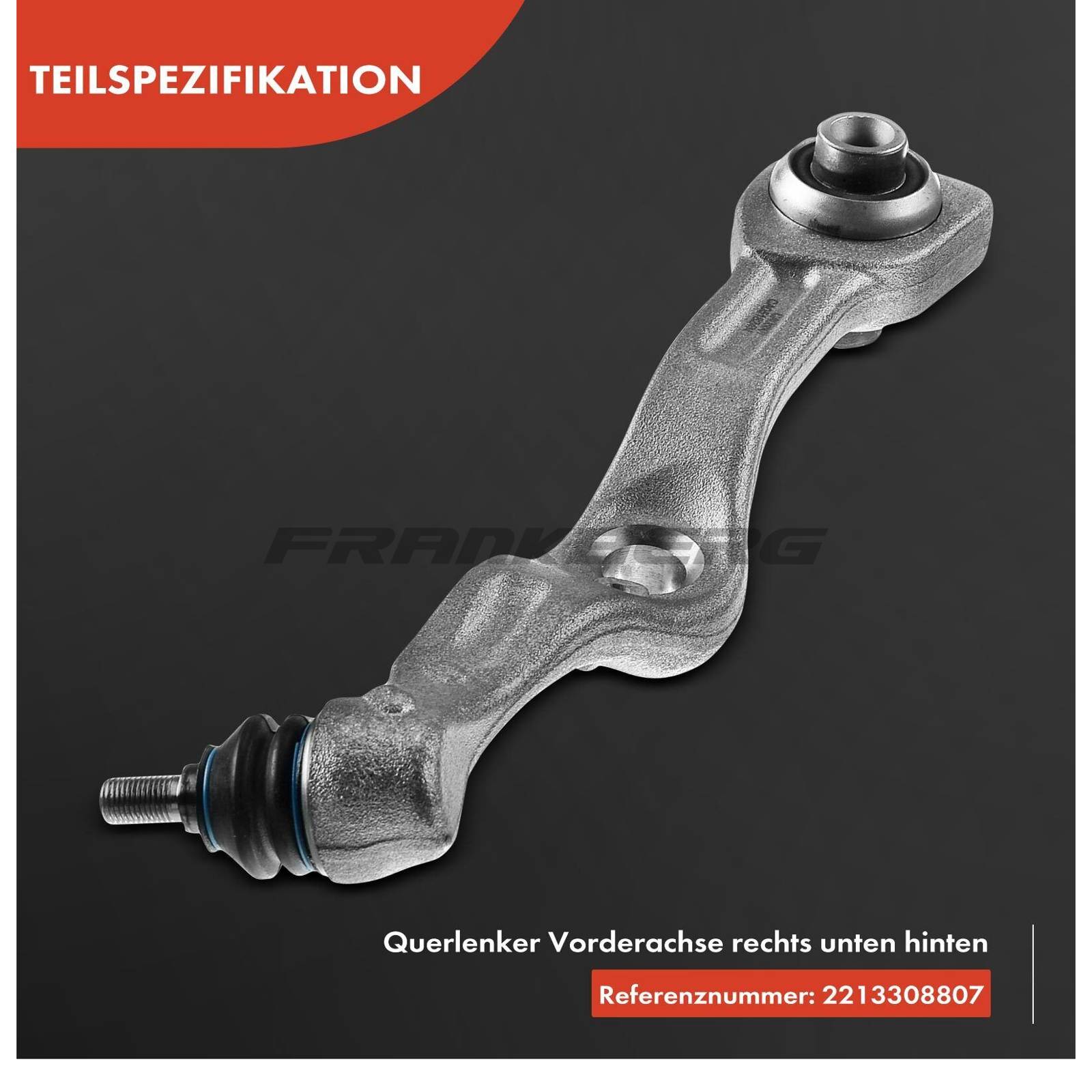 Control/Trailing Arm, wheel suspension