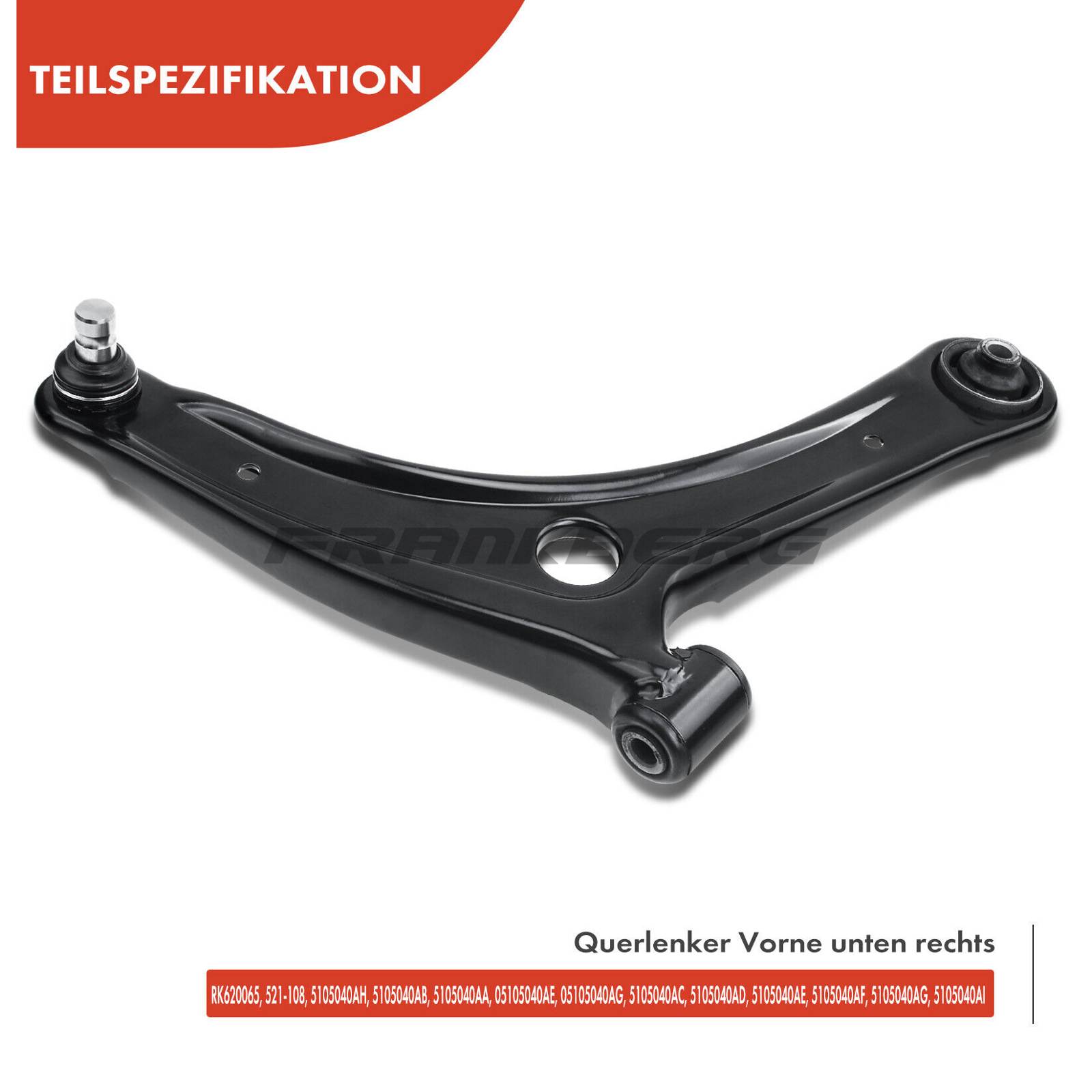 Control/Trailing Arm, wheel suspension