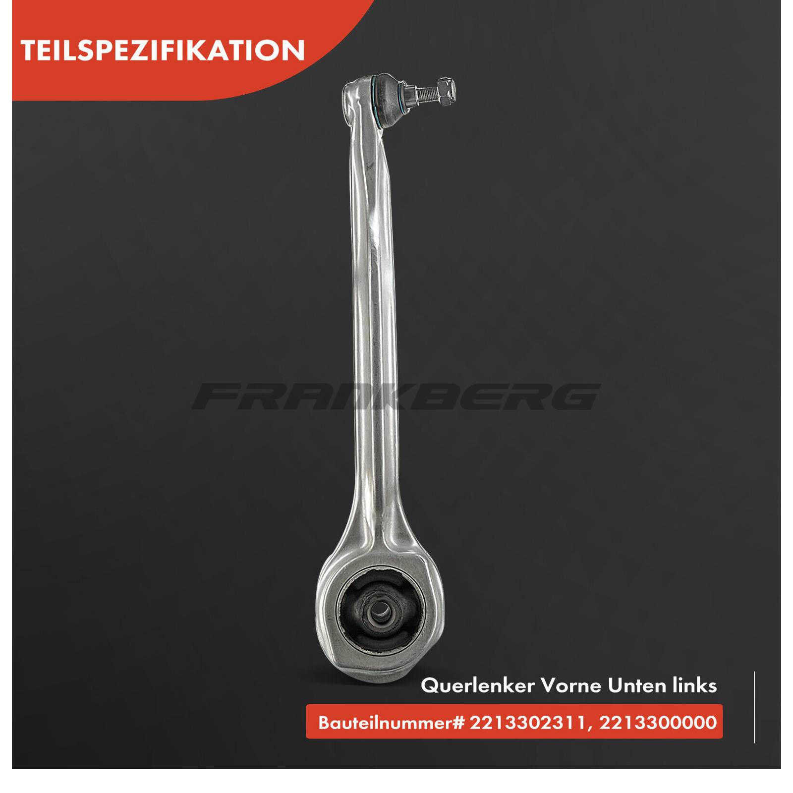 Control/Trailing Arm, wheel suspension