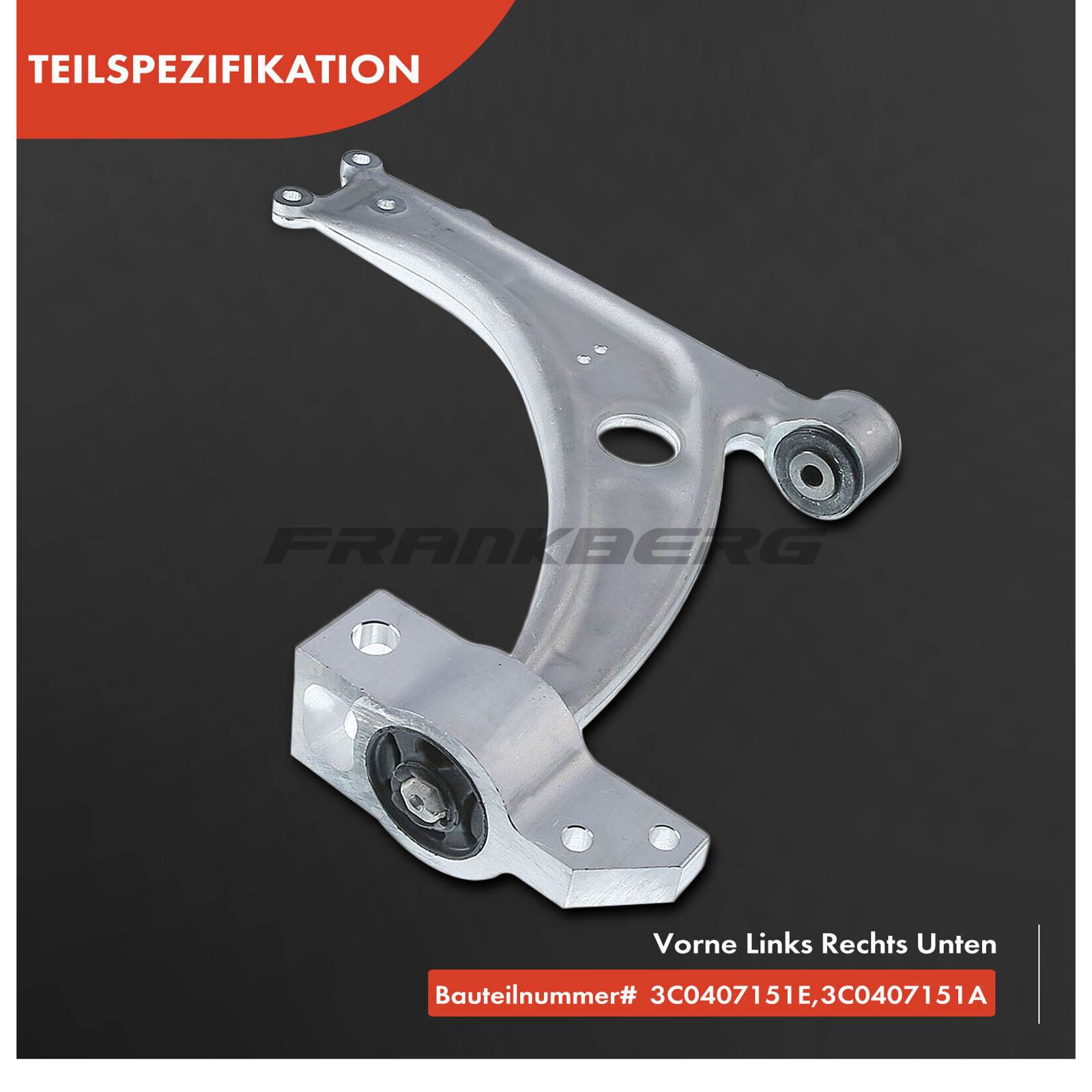 Control/Trailing Arm, wheel suspension