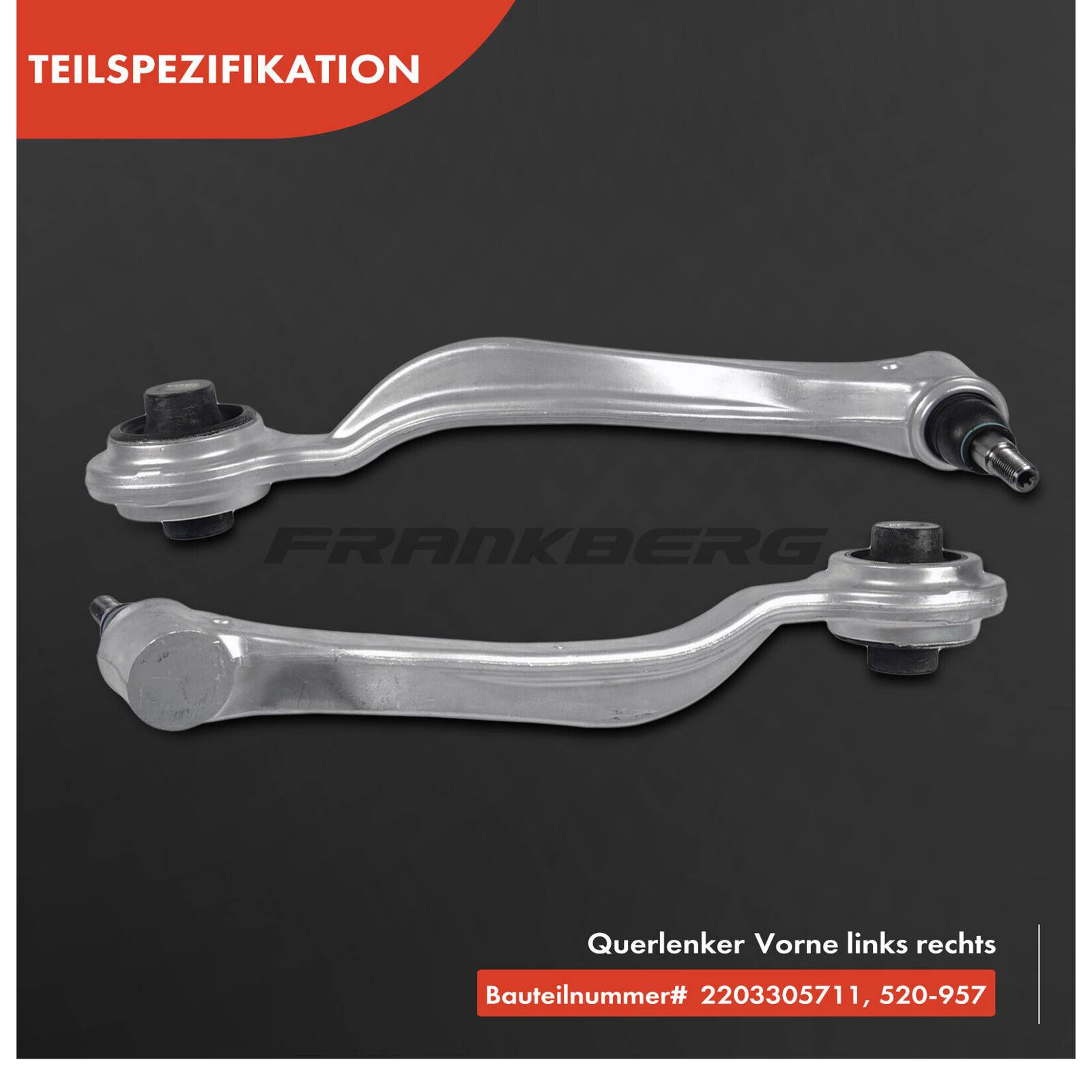 Control/Trailing Arm, wheel suspension