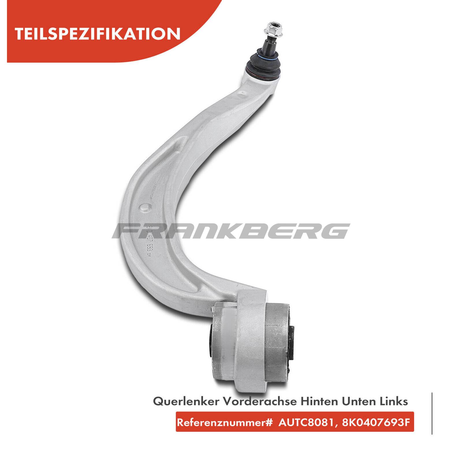 Control/Trailing Arm, wheel suspension