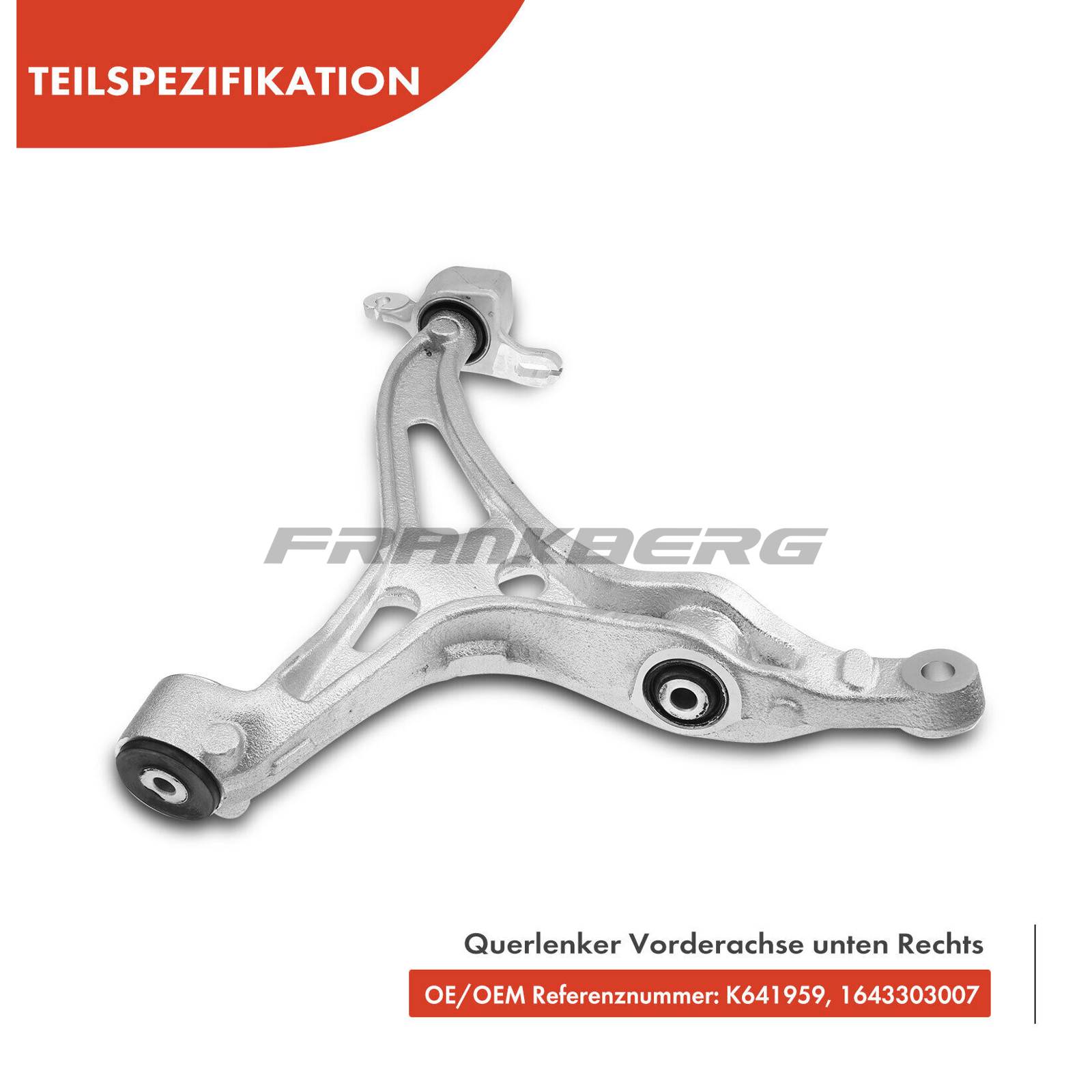 Control/Trailing Arm, wheel suspension