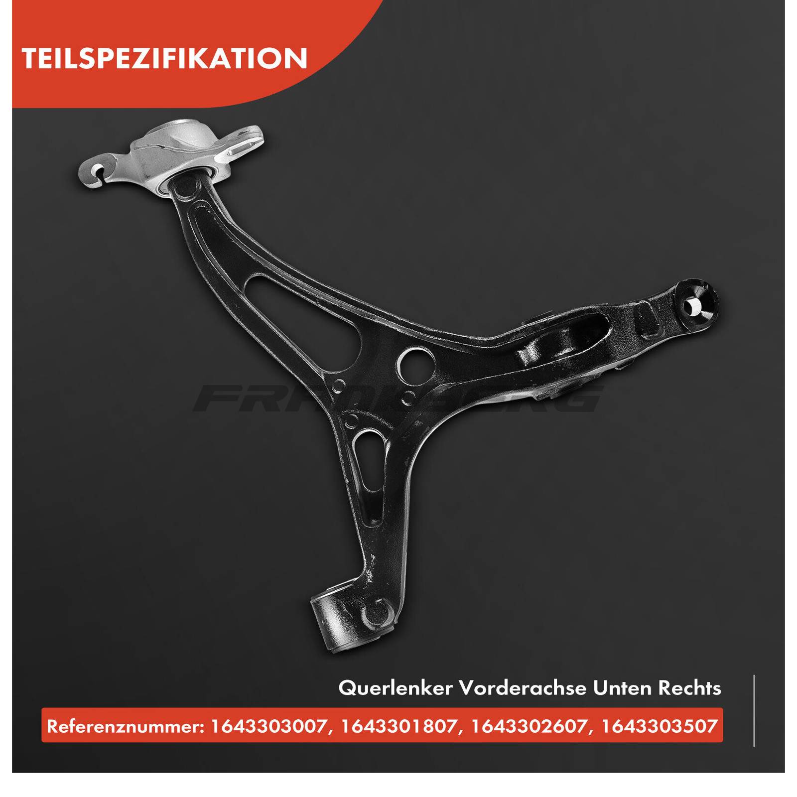 Control/Trailing Arm, wheel suspension