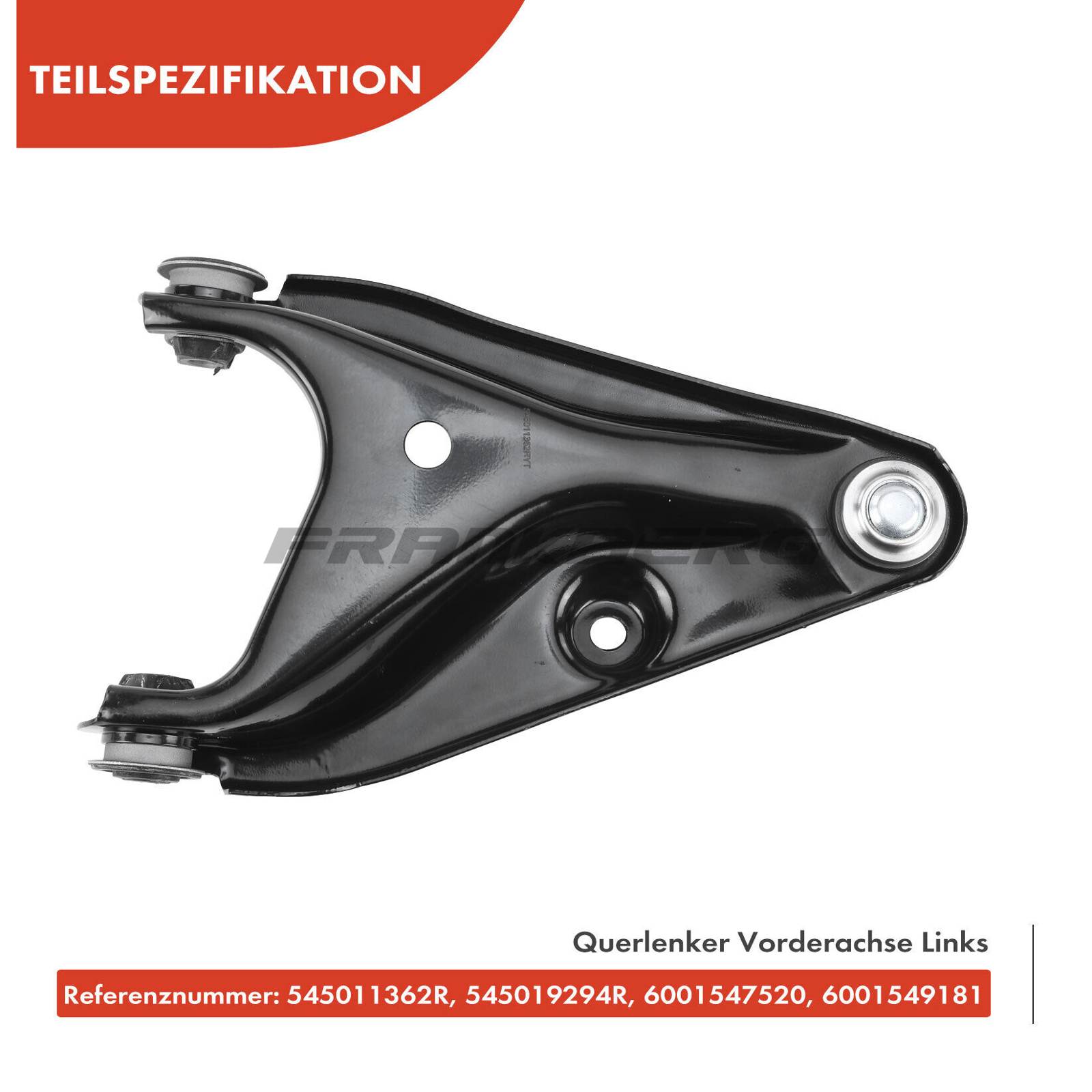 Control/Trailing Arm, wheel suspension