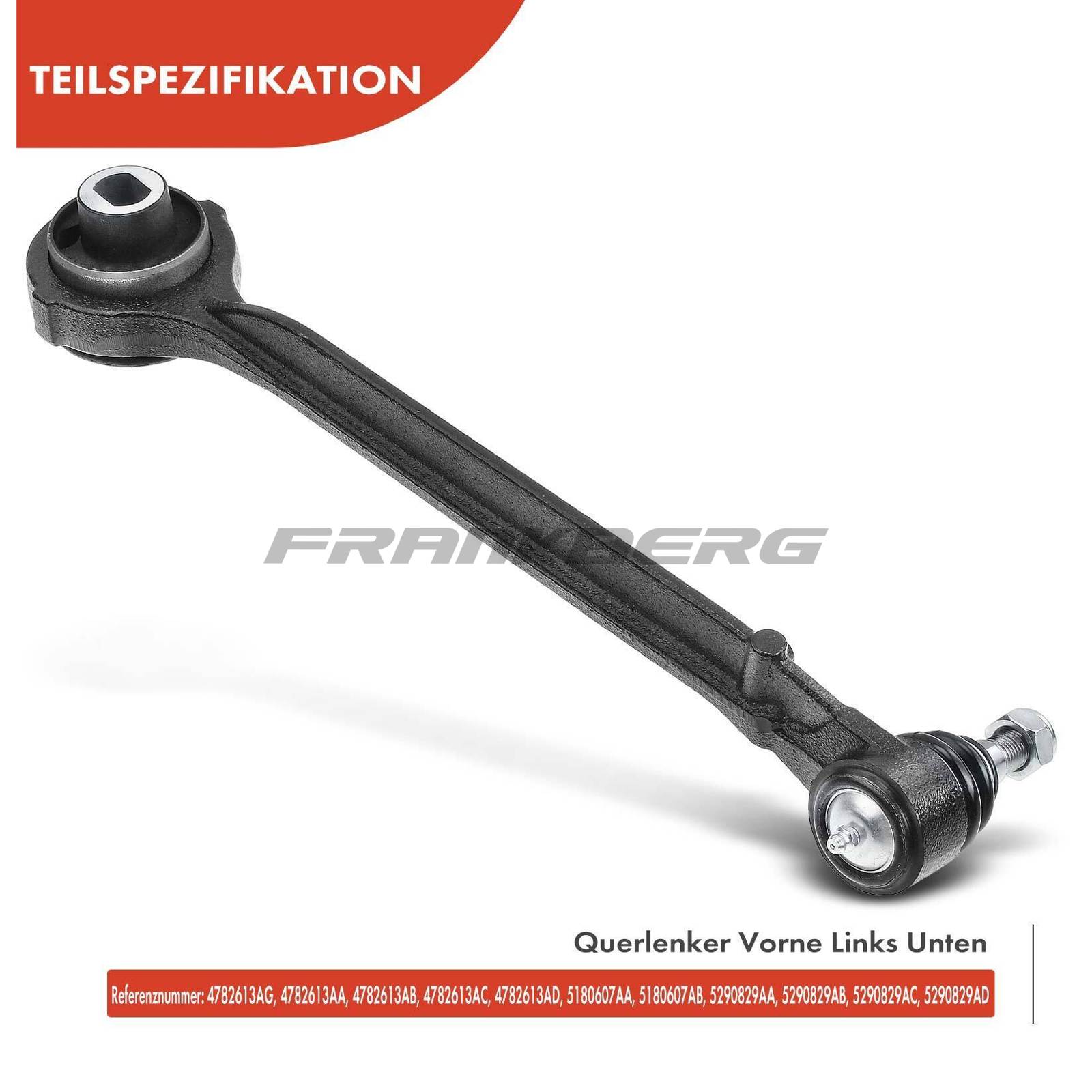 Control/Trailing Arm, wheel suspension