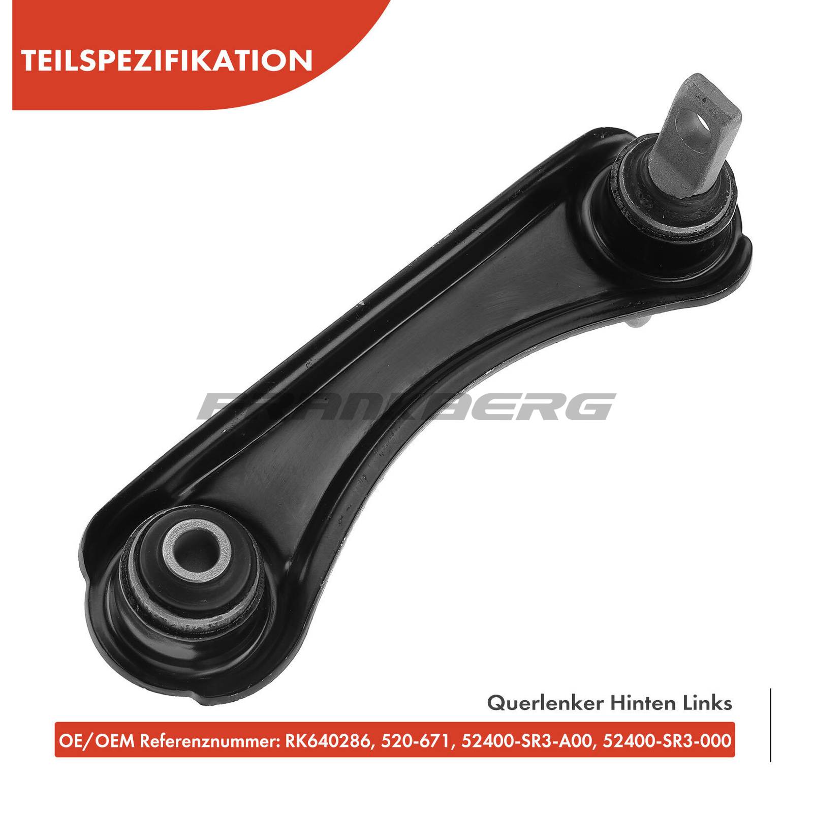 Control/Trailing Arm, wheel suspension