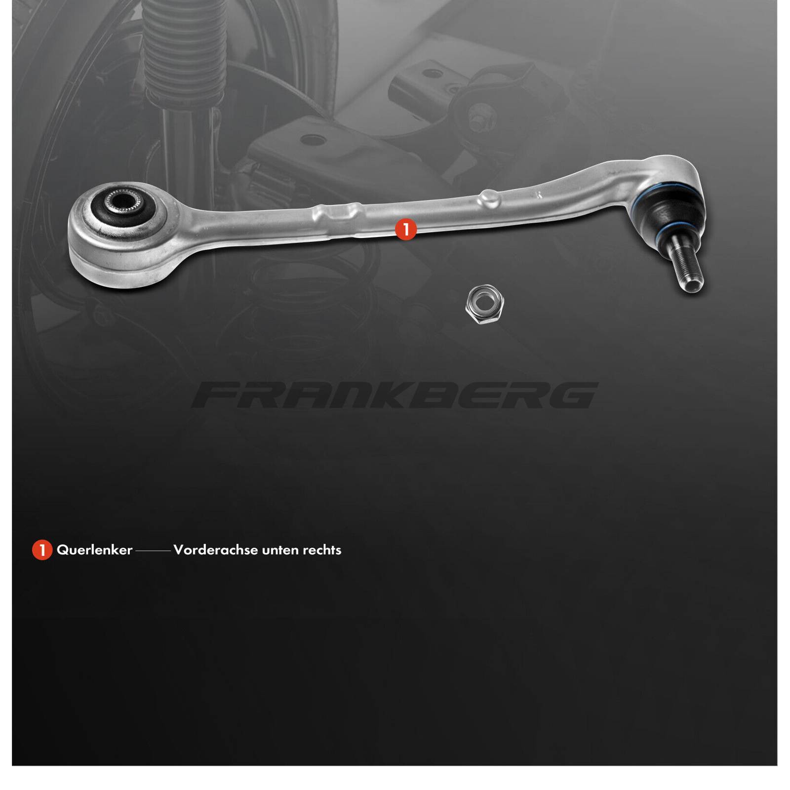 Control/Trailing Arm, wheel suspension