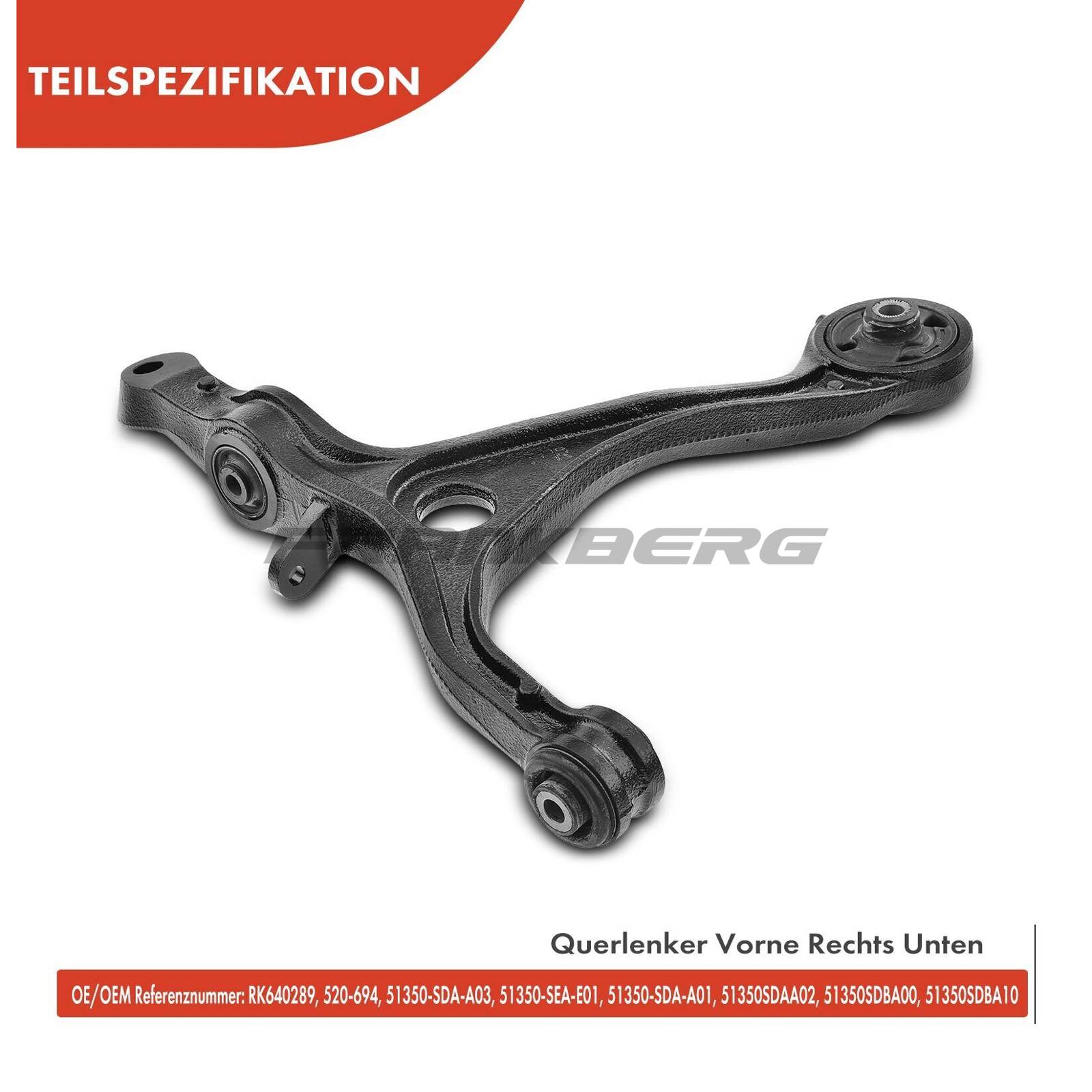 Control/Trailing Arm, wheel suspension