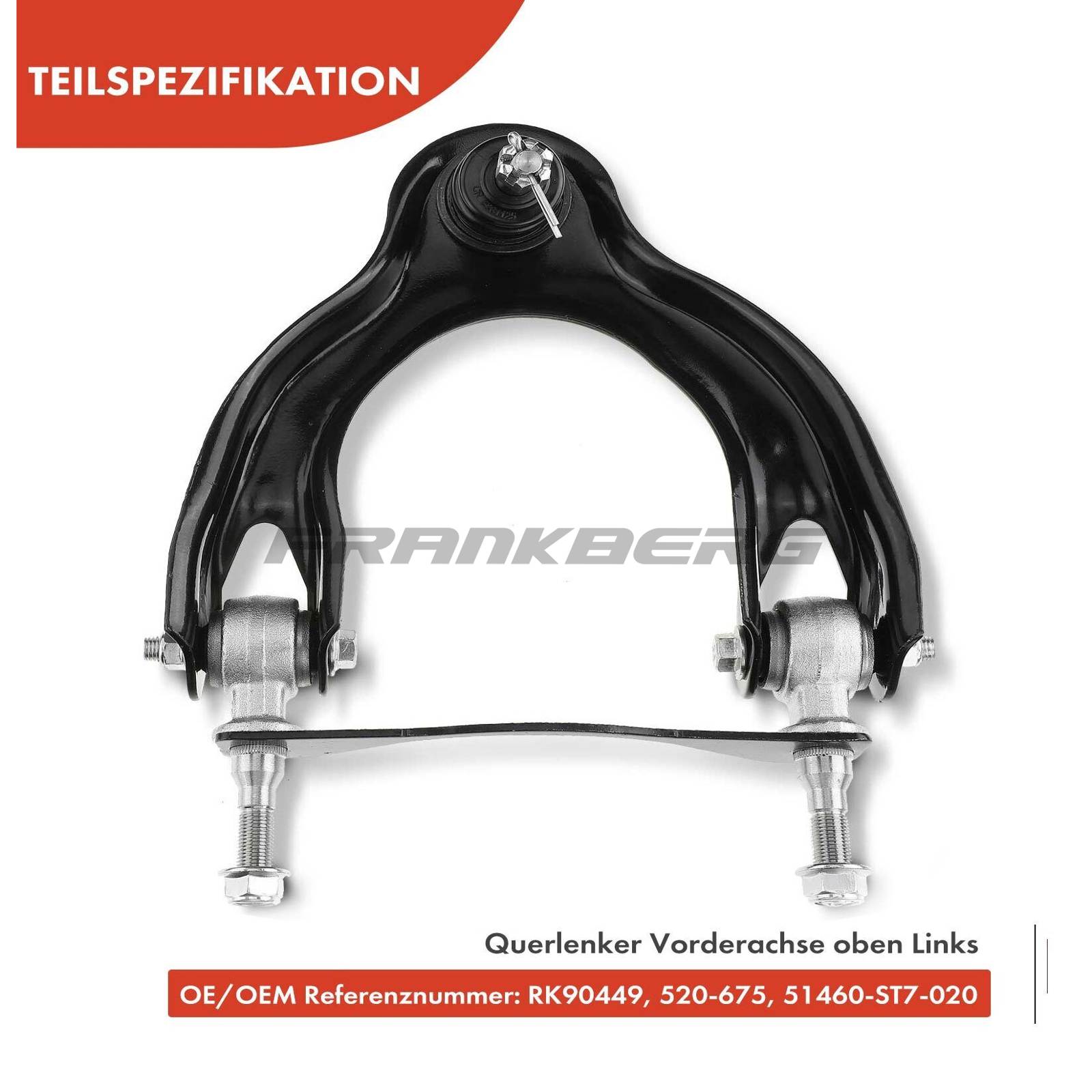 Control/Trailing Arm, wheel suspension