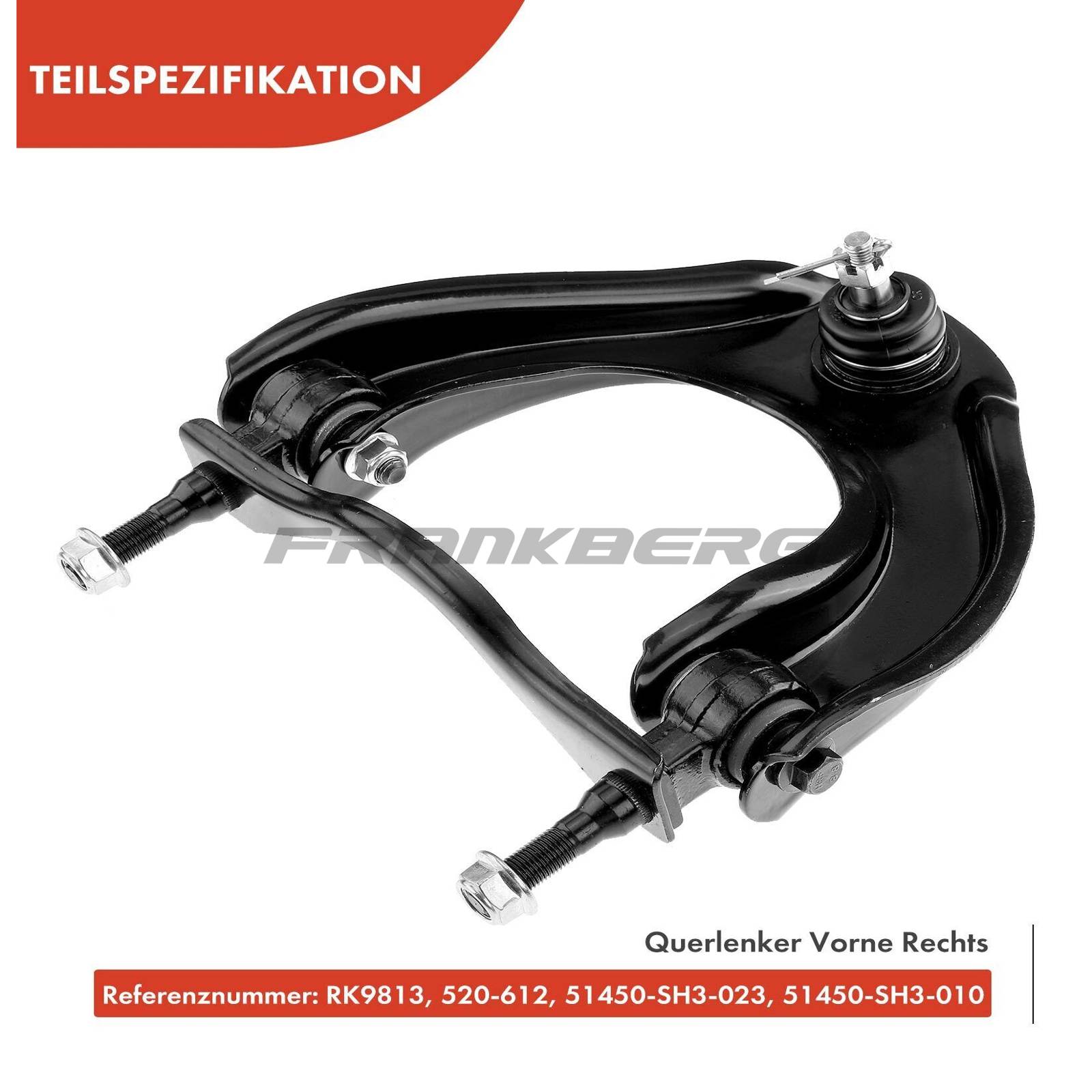 Control/Trailing Arm, wheel suspension