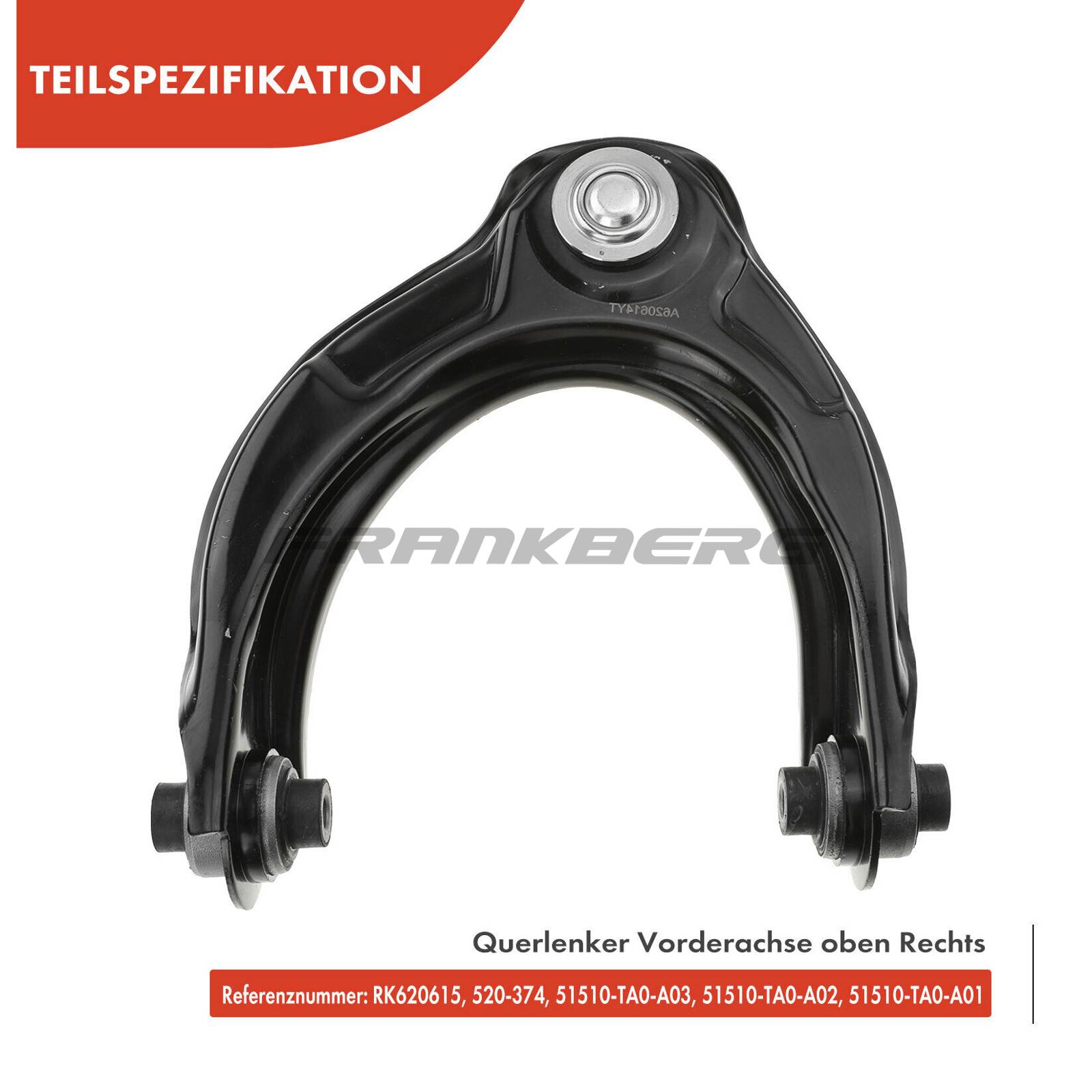Control/Trailing Arm, wheel suspension