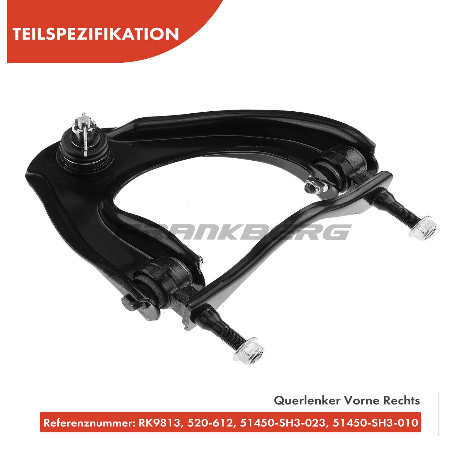 Control/Trailing Arm, wheel suspension