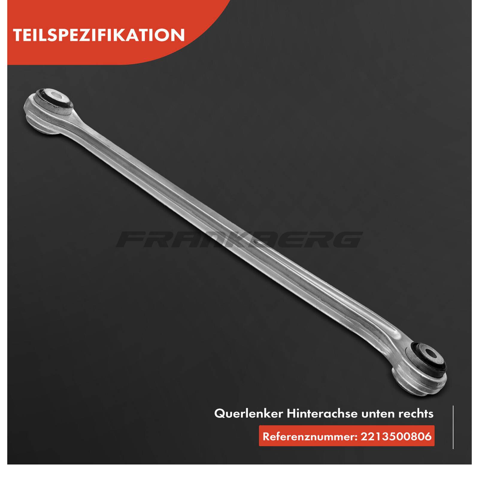 Control/Trailing Arm, wheel suspension