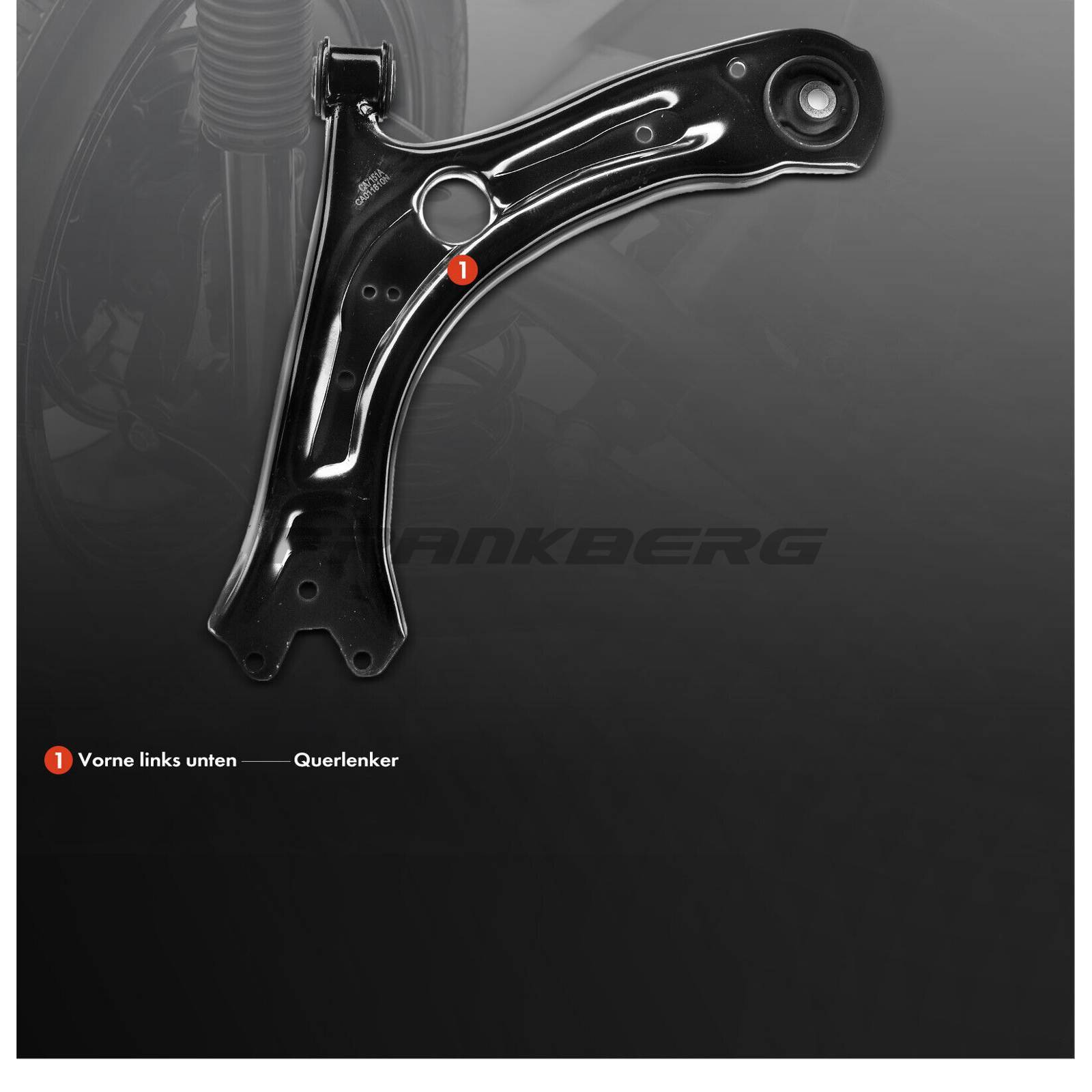 Control/Trailing Arm, wheel suspension