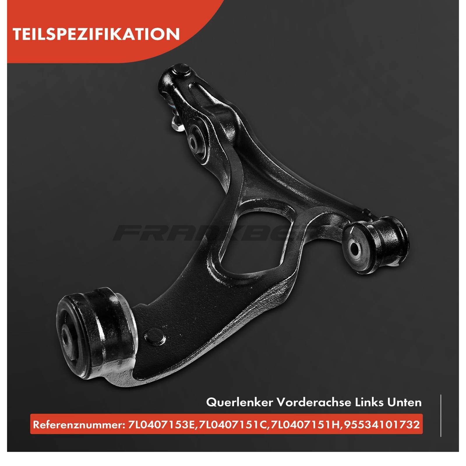 Control/Trailing Arm, wheel suspension