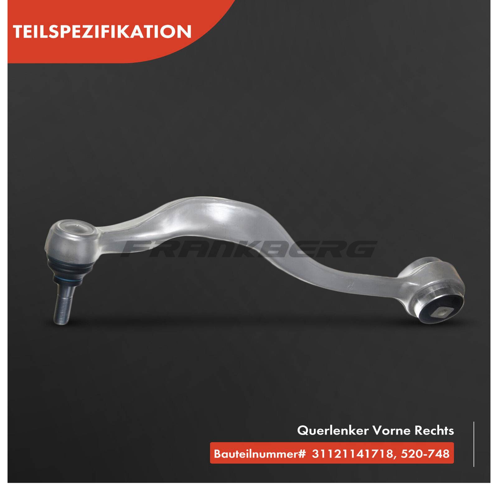 Control/Trailing Arm, wheel suspension