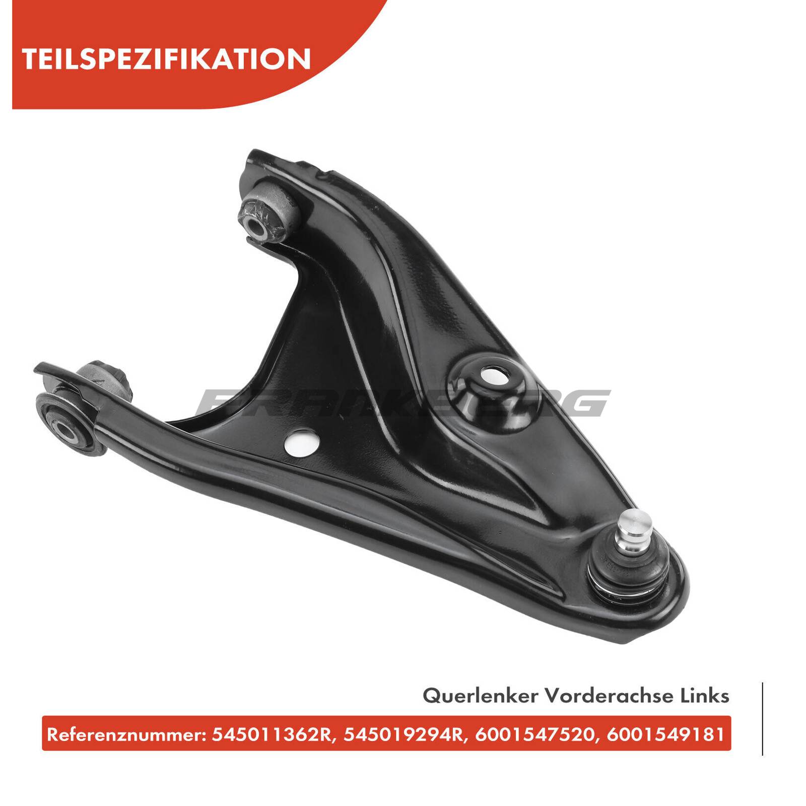 Control/Trailing Arm, wheel suspension