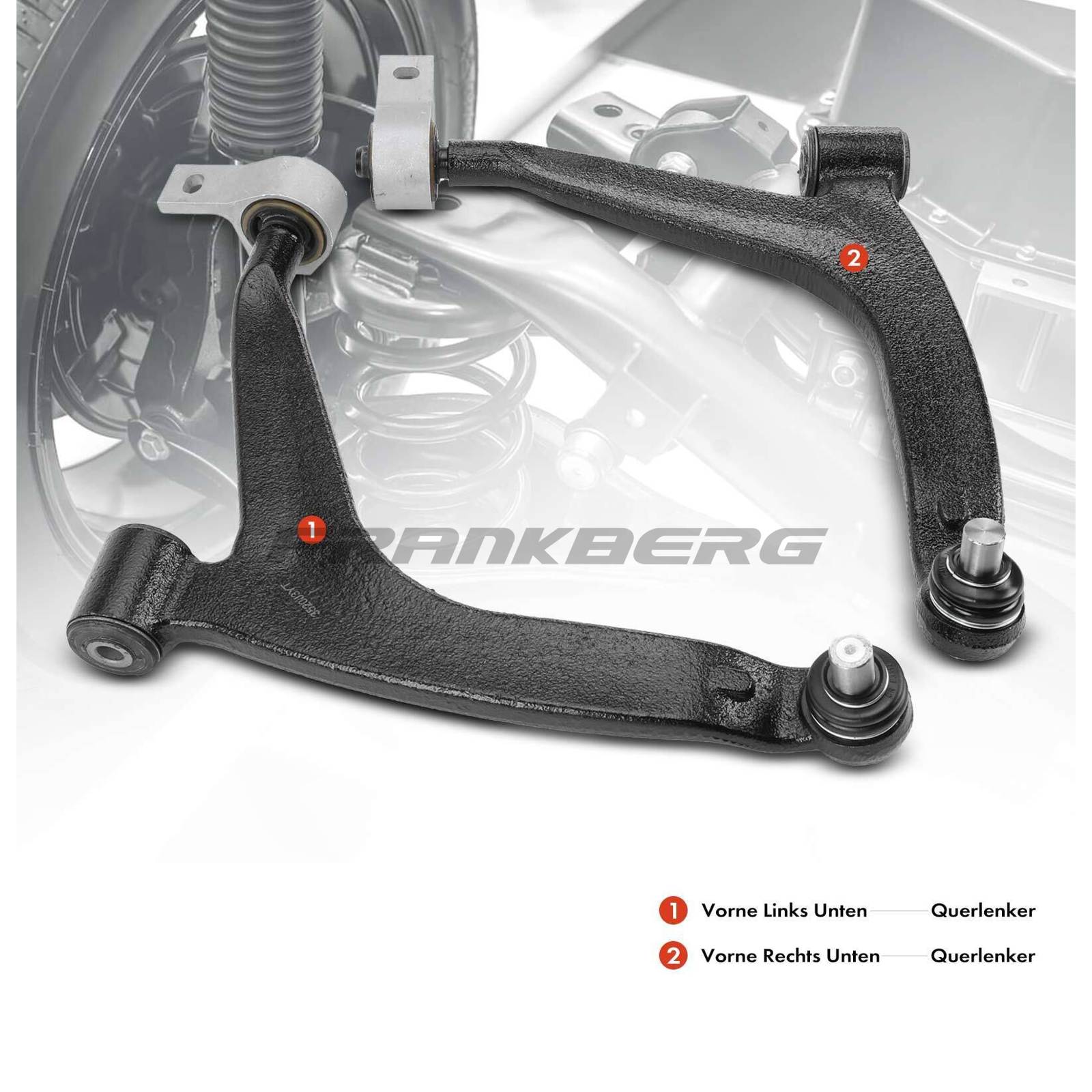 Control/Trailing Arm, wheel suspension