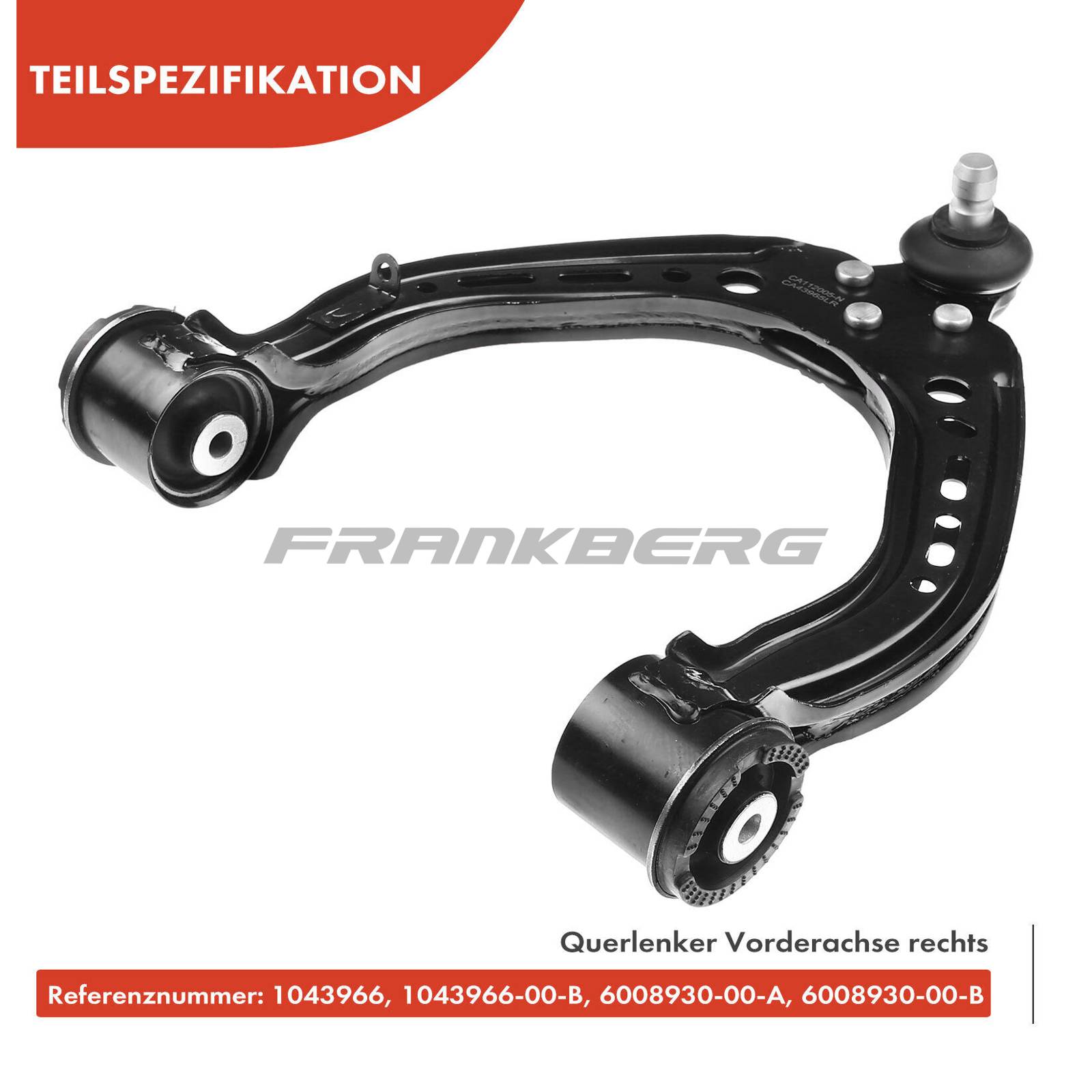 Control/Trailing Arm, wheel suspension