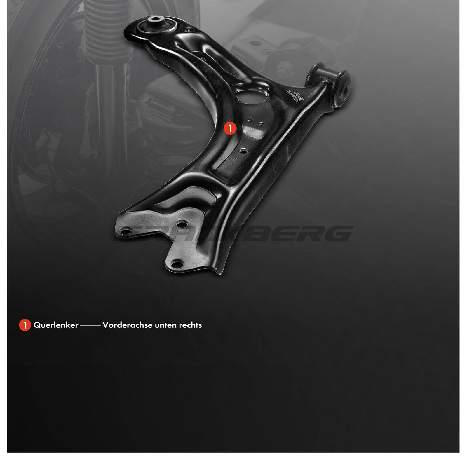 Control/Trailing Arm, wheel suspension