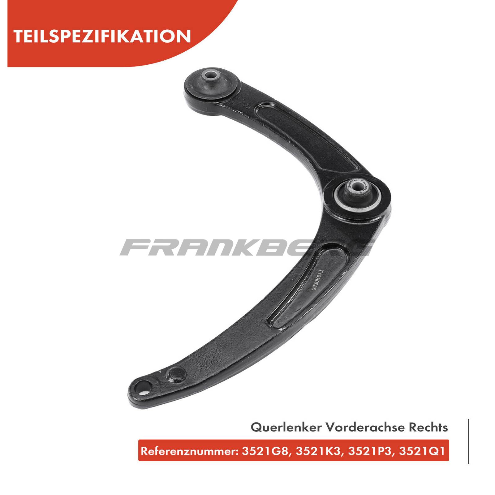 Control/Trailing Arm, wheel suspension (5481FB0006752)