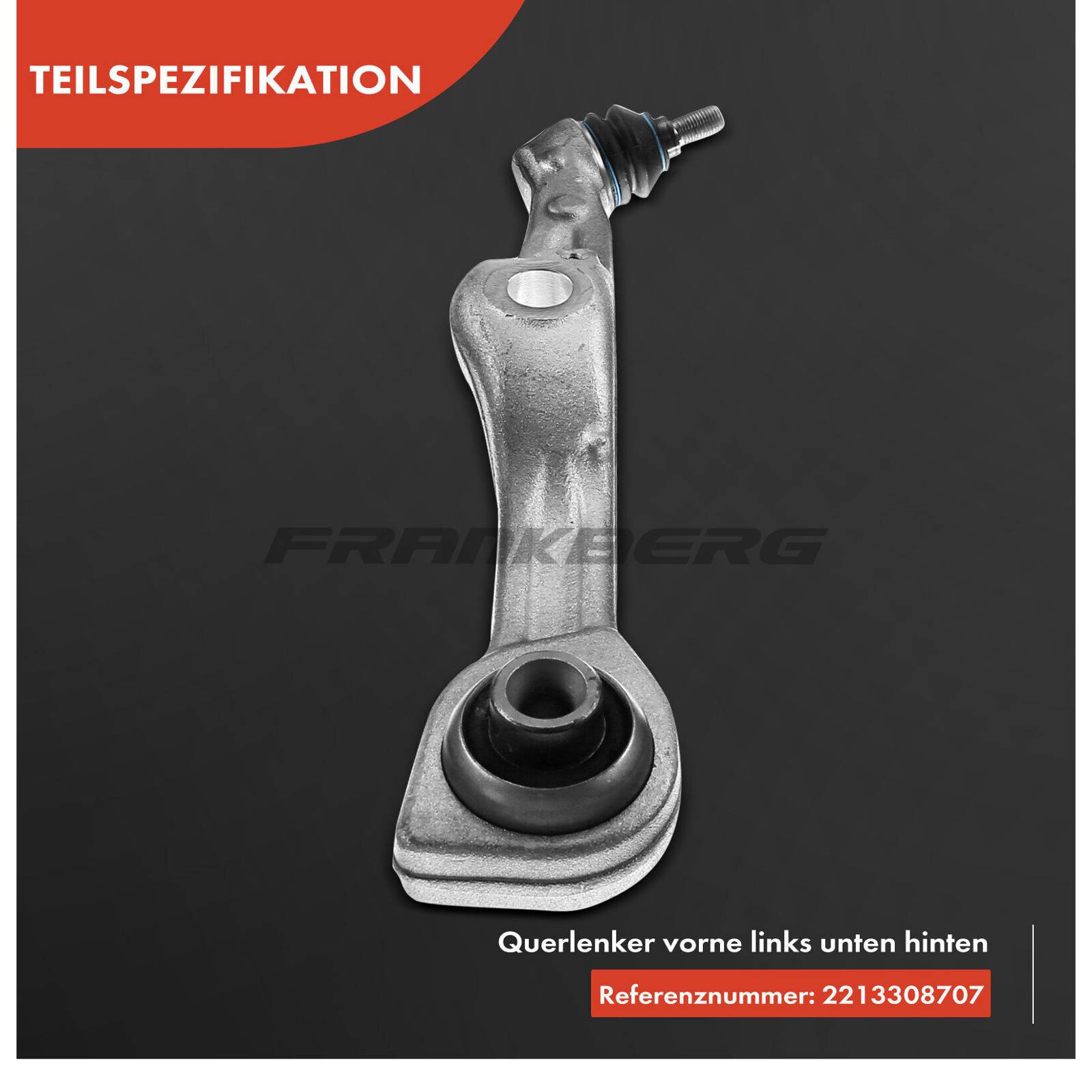 Control/Trailing Arm, wheel suspension