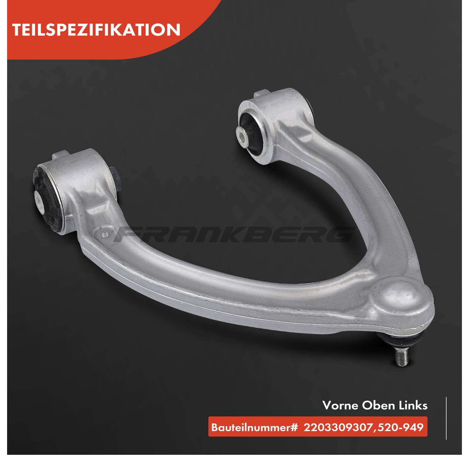 Control/Trailing Arm, wheel suspension