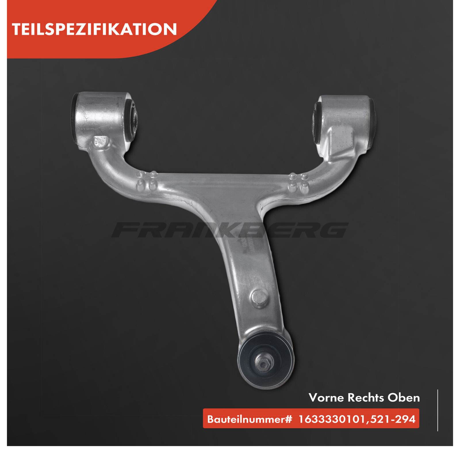 Control/Trailing Arm, wheel suspension