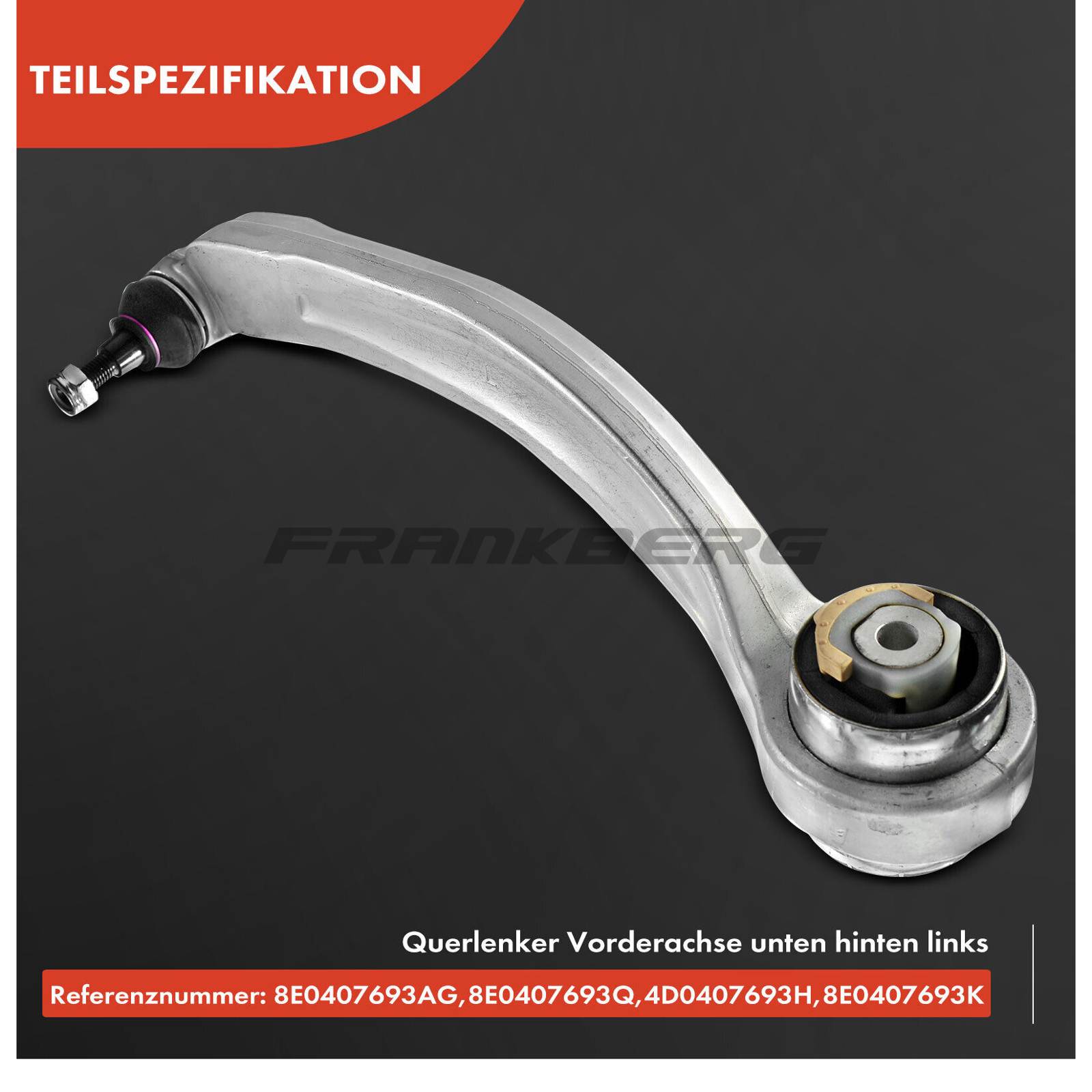 Control/Trailing Arm, wheel suspension