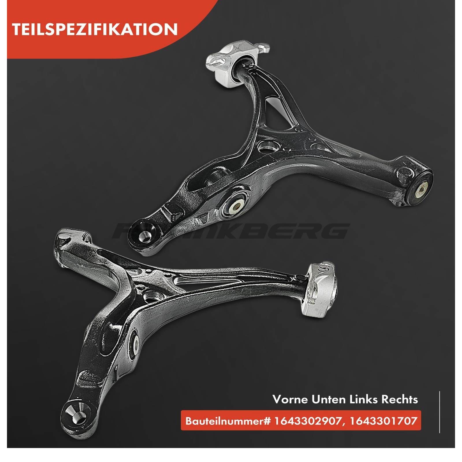 Control/Trailing Arm, wheel suspension