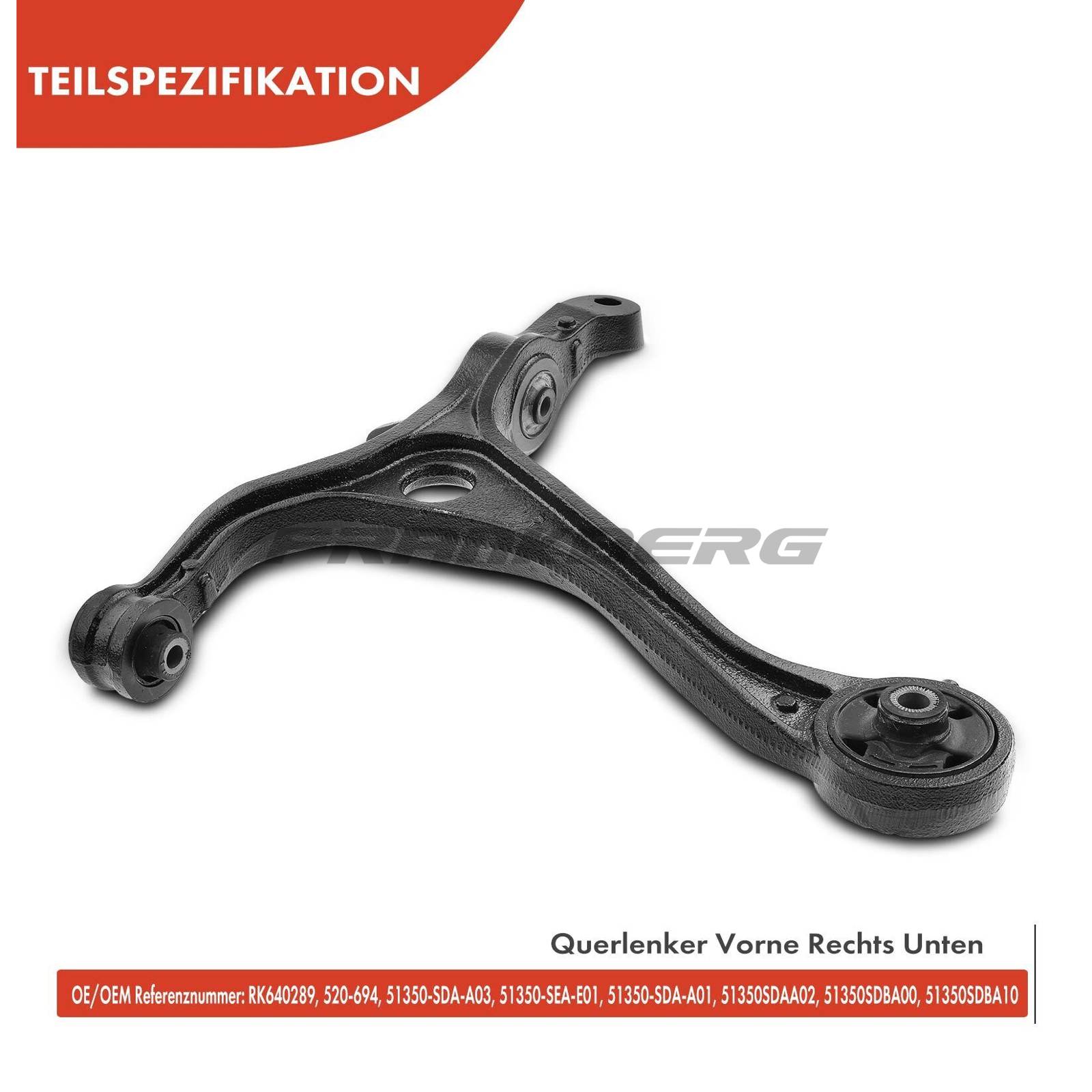 Control/Trailing Arm, wheel suspension