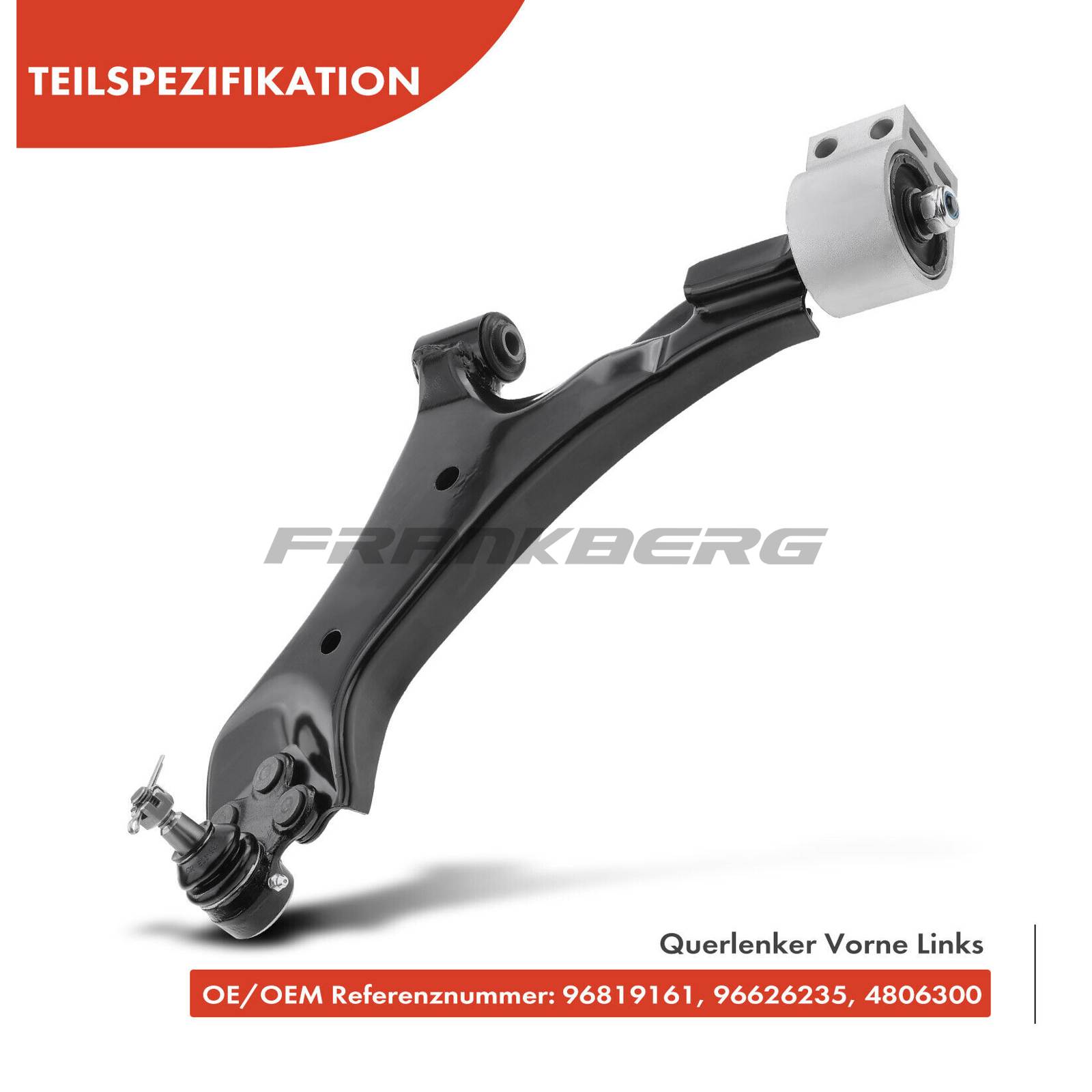 Control/Trailing Arm, wheel suspension