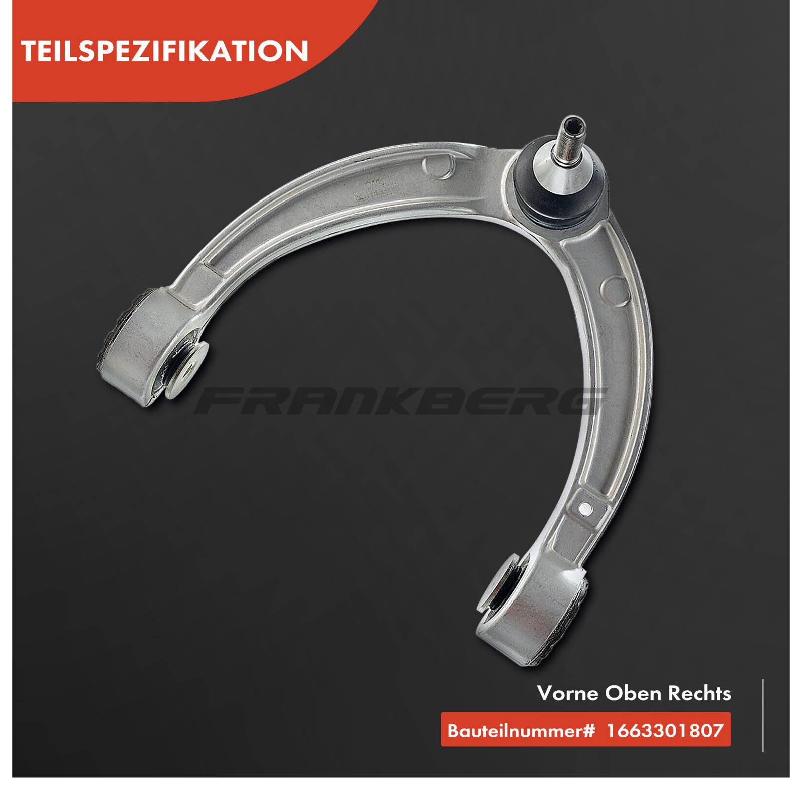 Control/Trailing Arm, wheel suspension