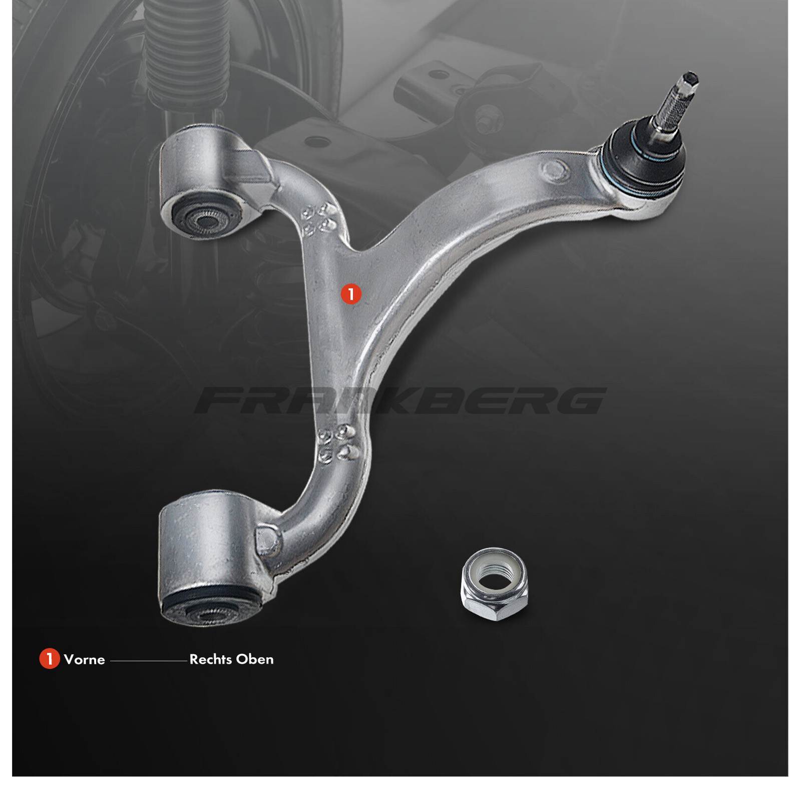 Control/Trailing Arm, wheel suspension