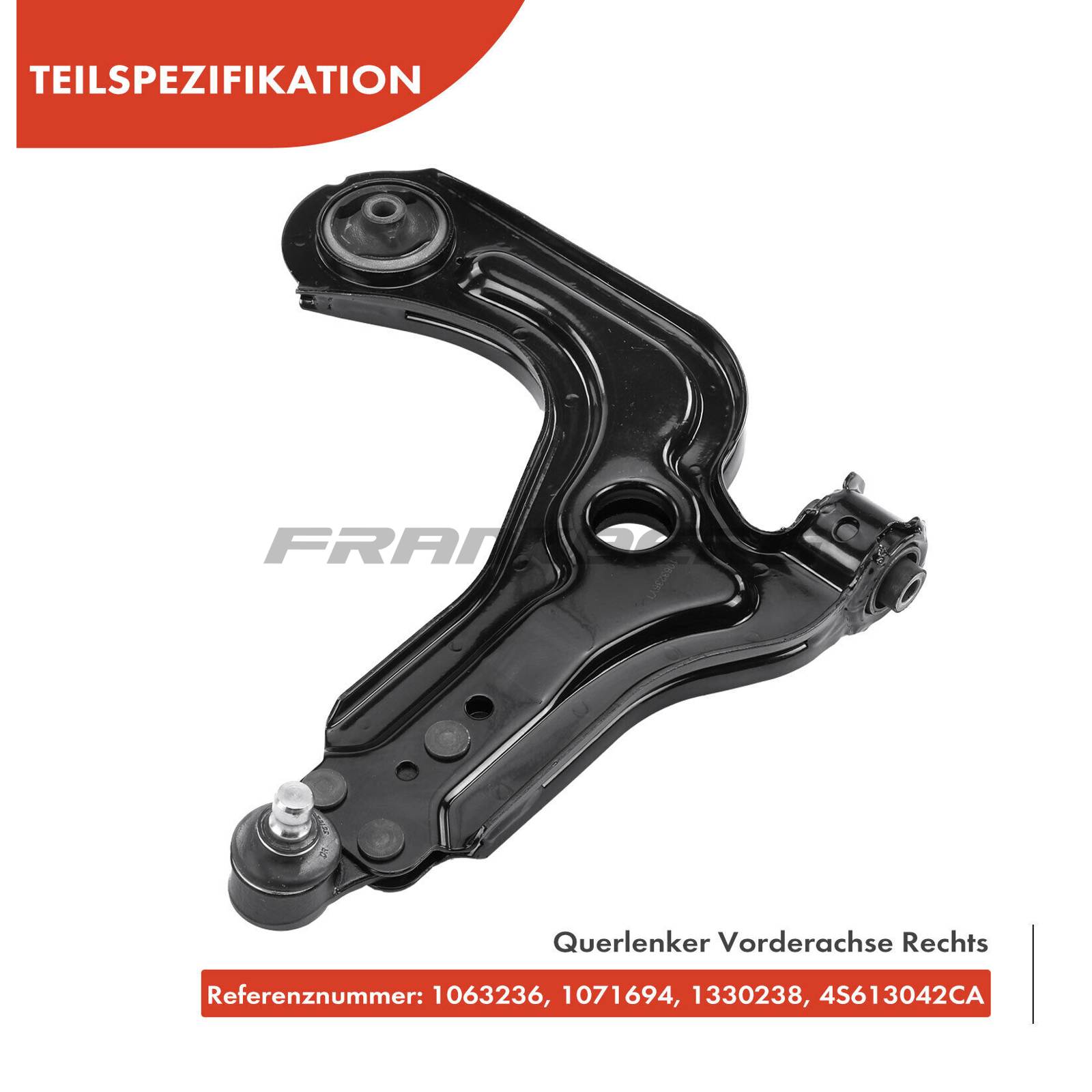 Control/Trailing Arm, wheel suspension