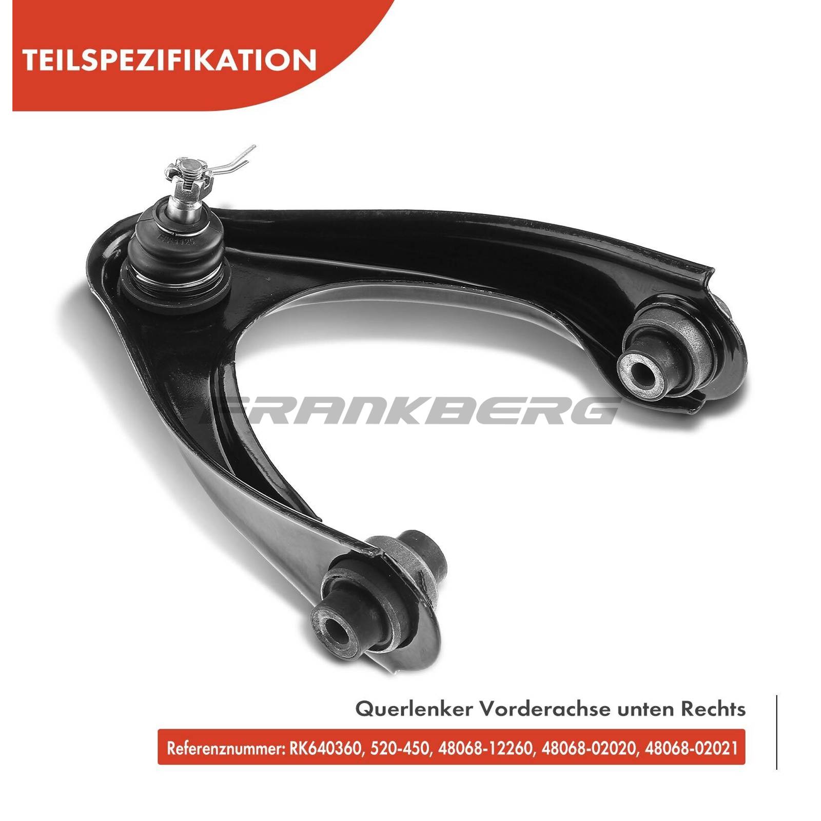 Control/Trailing Arm, wheel suspension