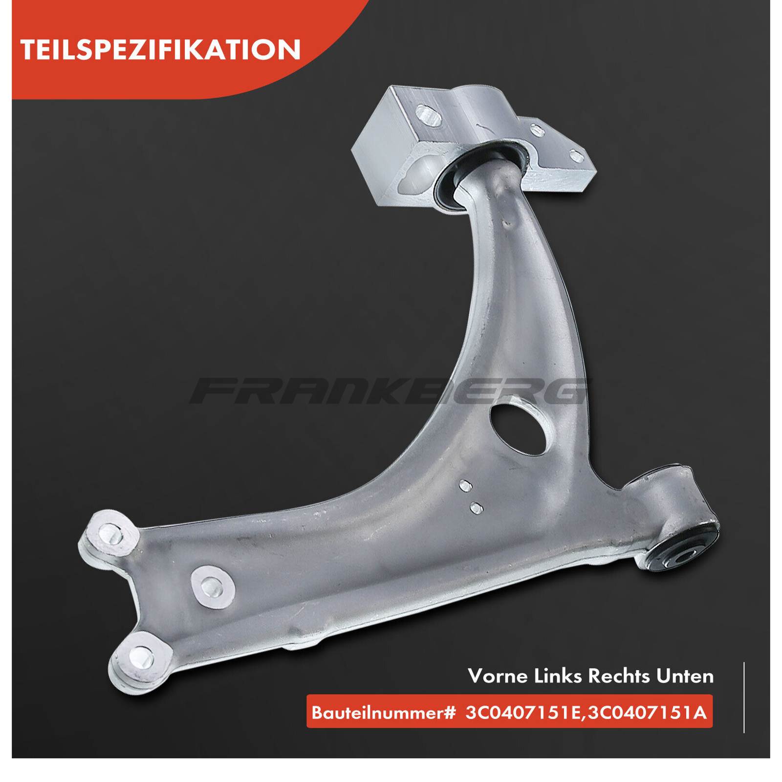 Control/Trailing Arm, wheel suspension