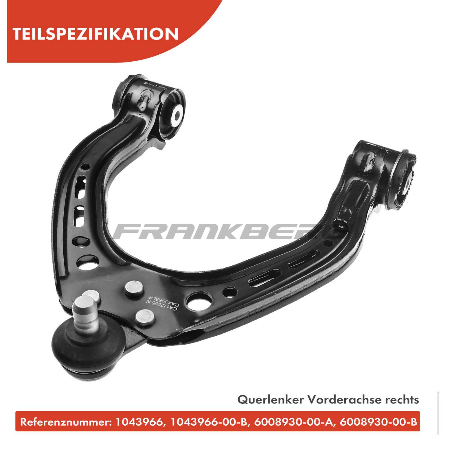 Control/Trailing Arm, wheel suspension