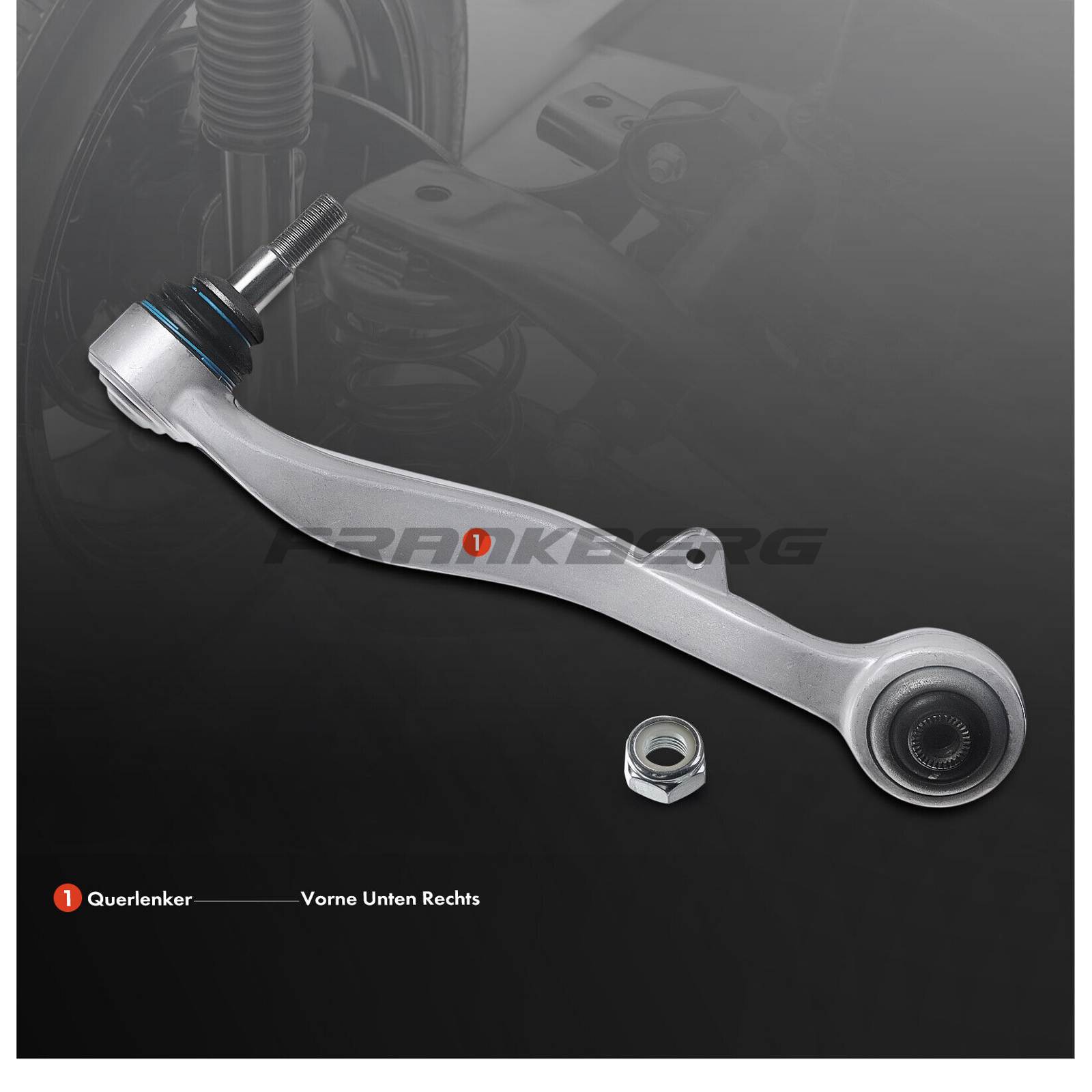 Control/Trailing Arm, wheel suspension