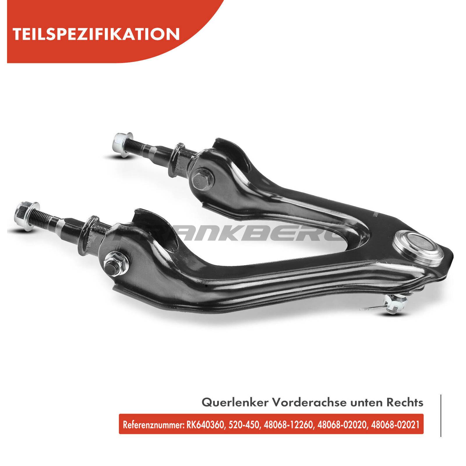 Control/Trailing Arm, wheel suspension